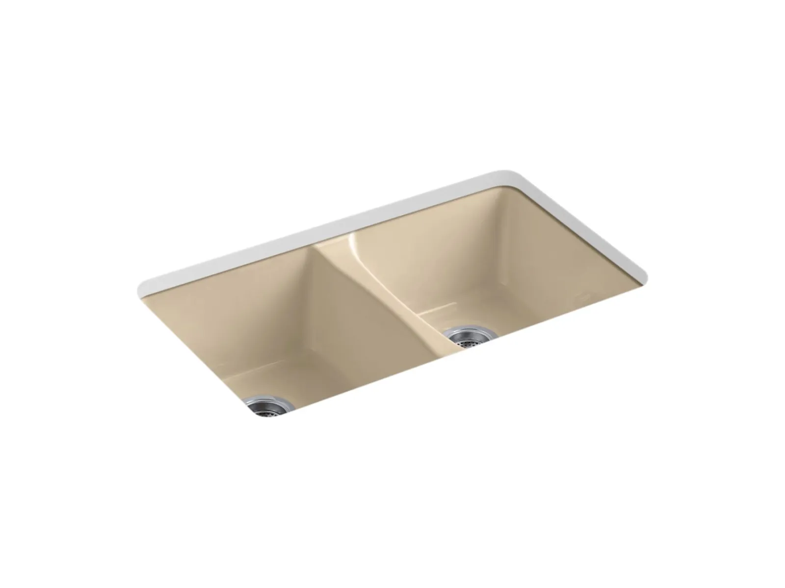 33" undermount double-bowl kitchen sink^Kohler Sale