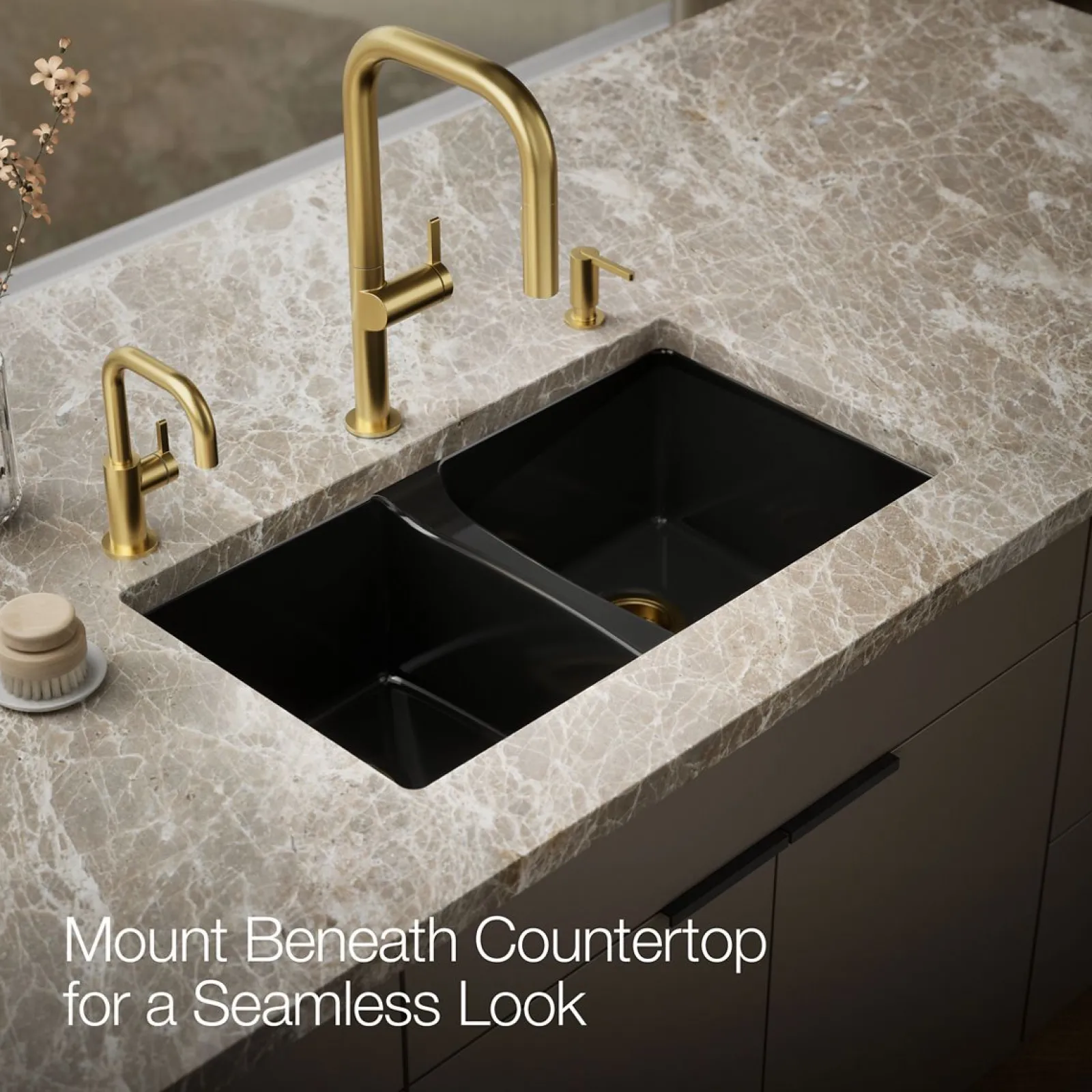 33" undermount double-bowl kitchen sink^Kohler Sale