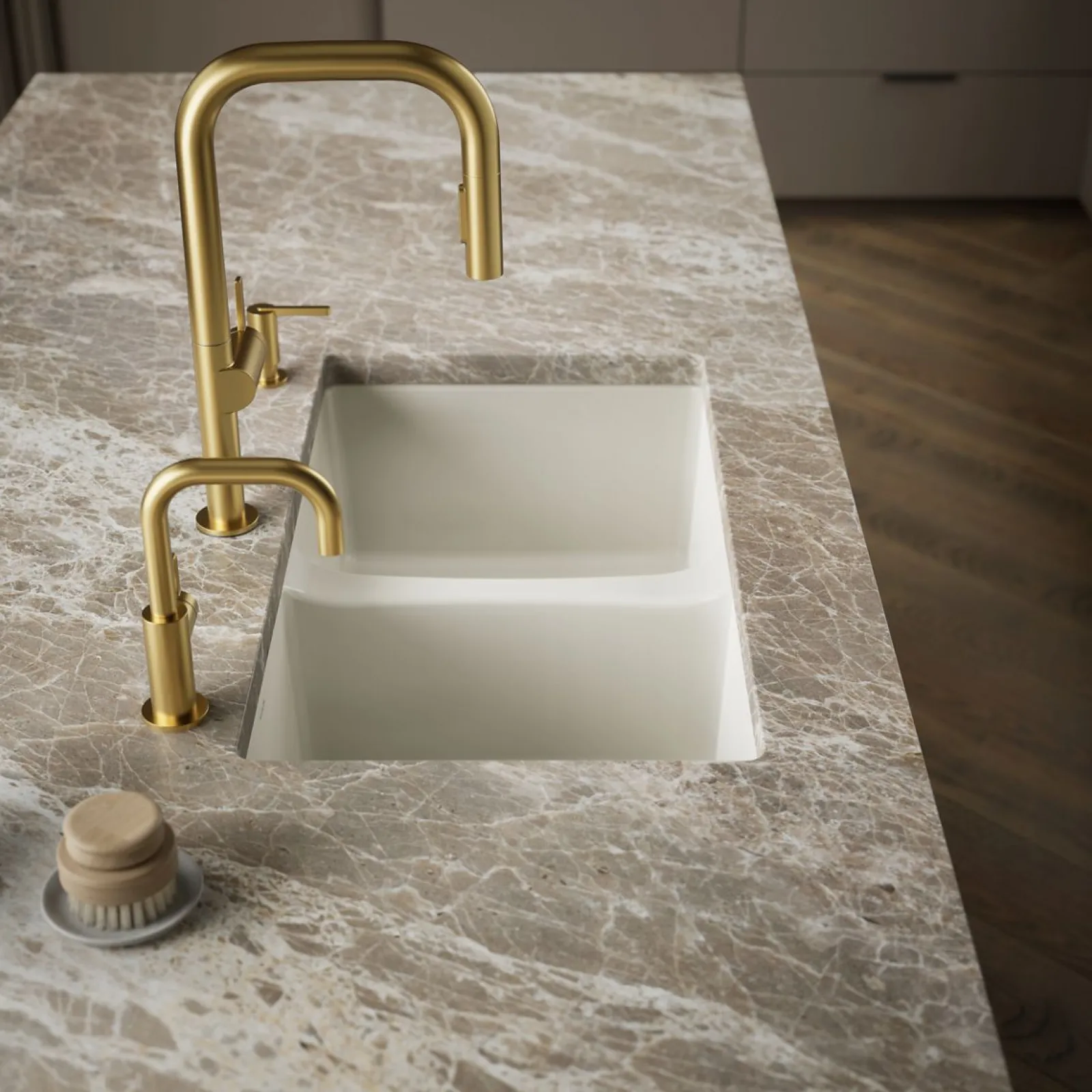 33" undermount double-bowl kitchen sink^Kohler Sale
