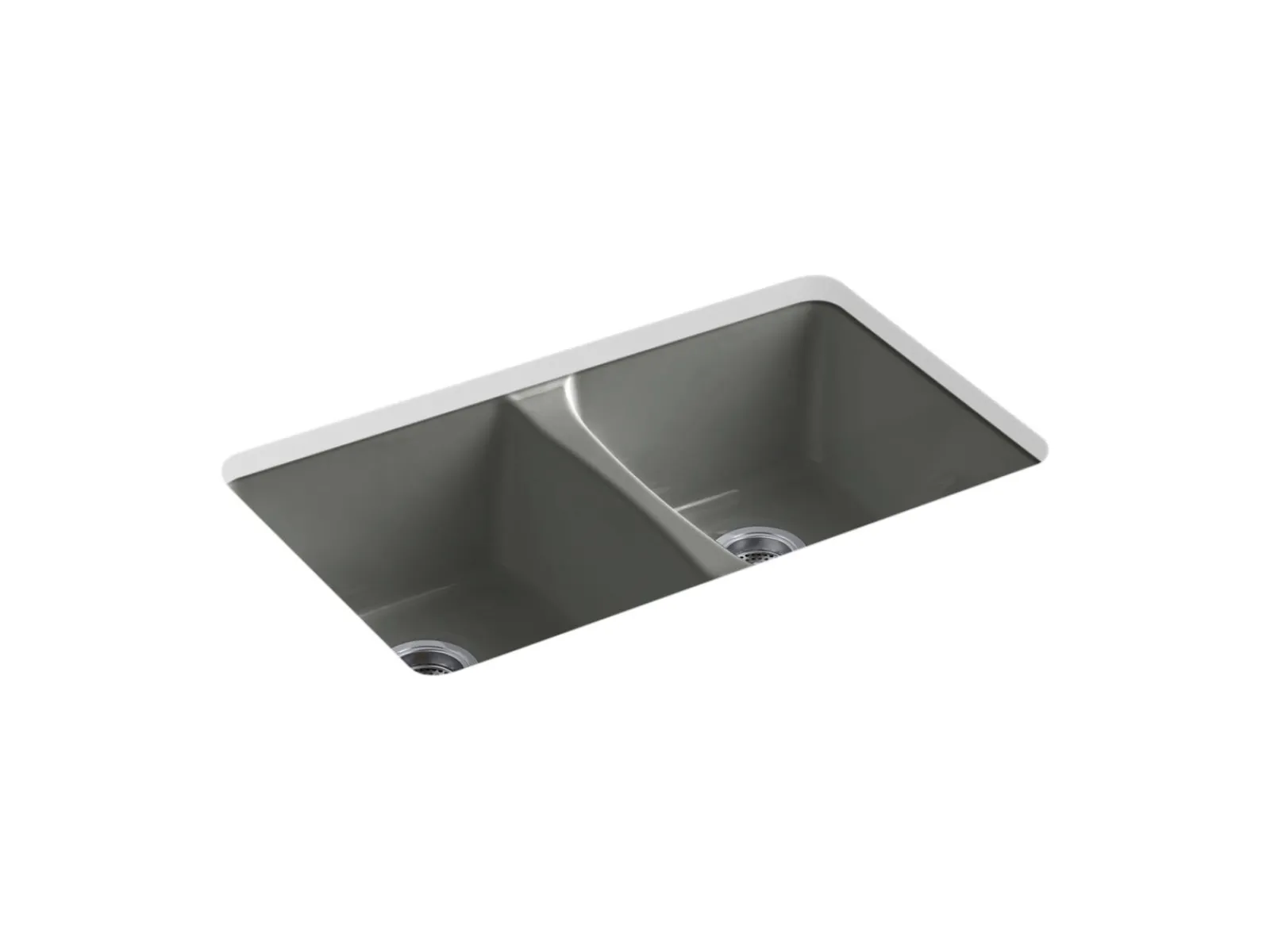 33" undermount double-bowl kitchen sink^Kohler Sale