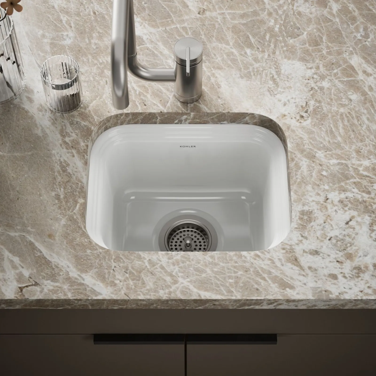 15" undermount single-bowl bar sink^Kohler Best