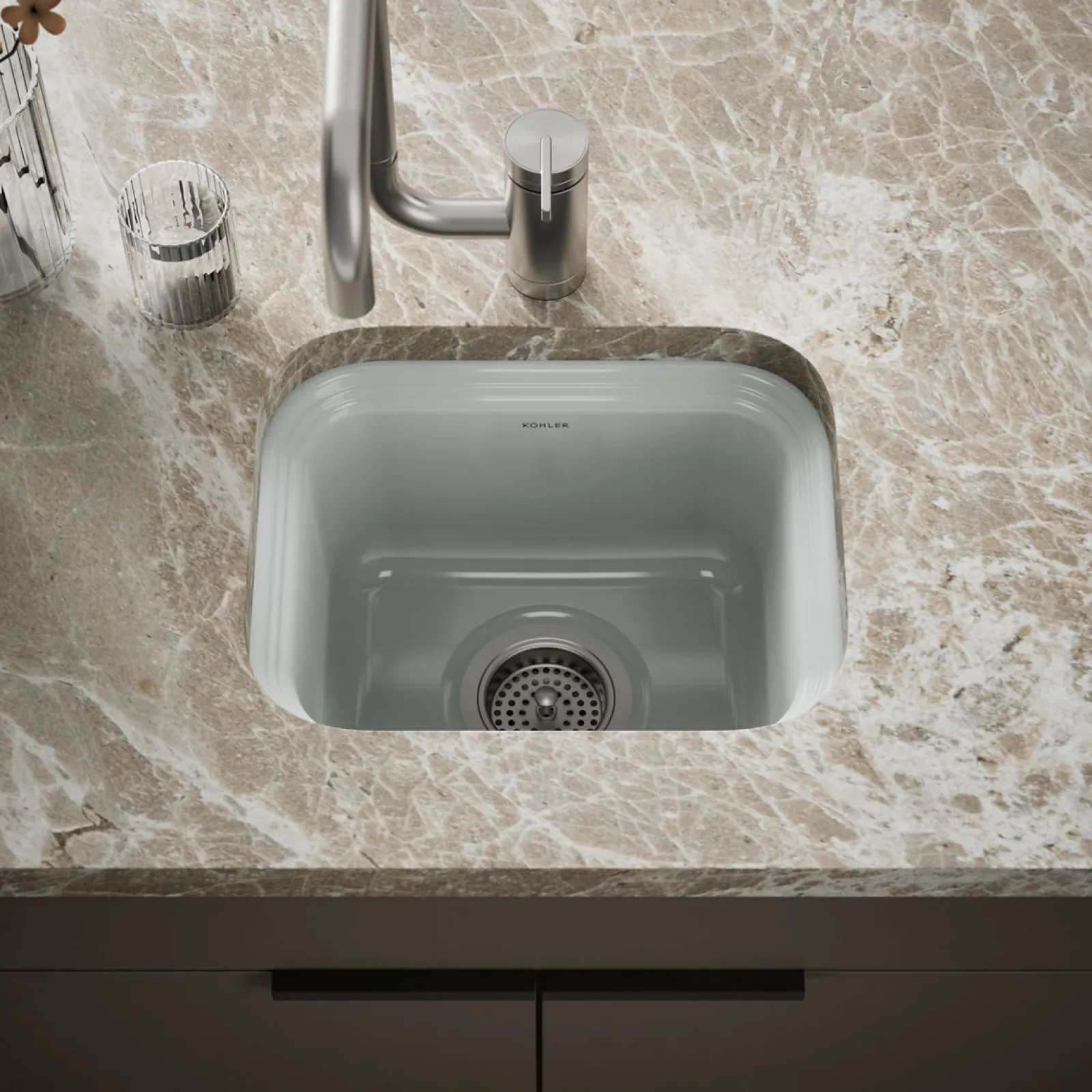 15" undermount single-bowl bar sink^Kohler Best