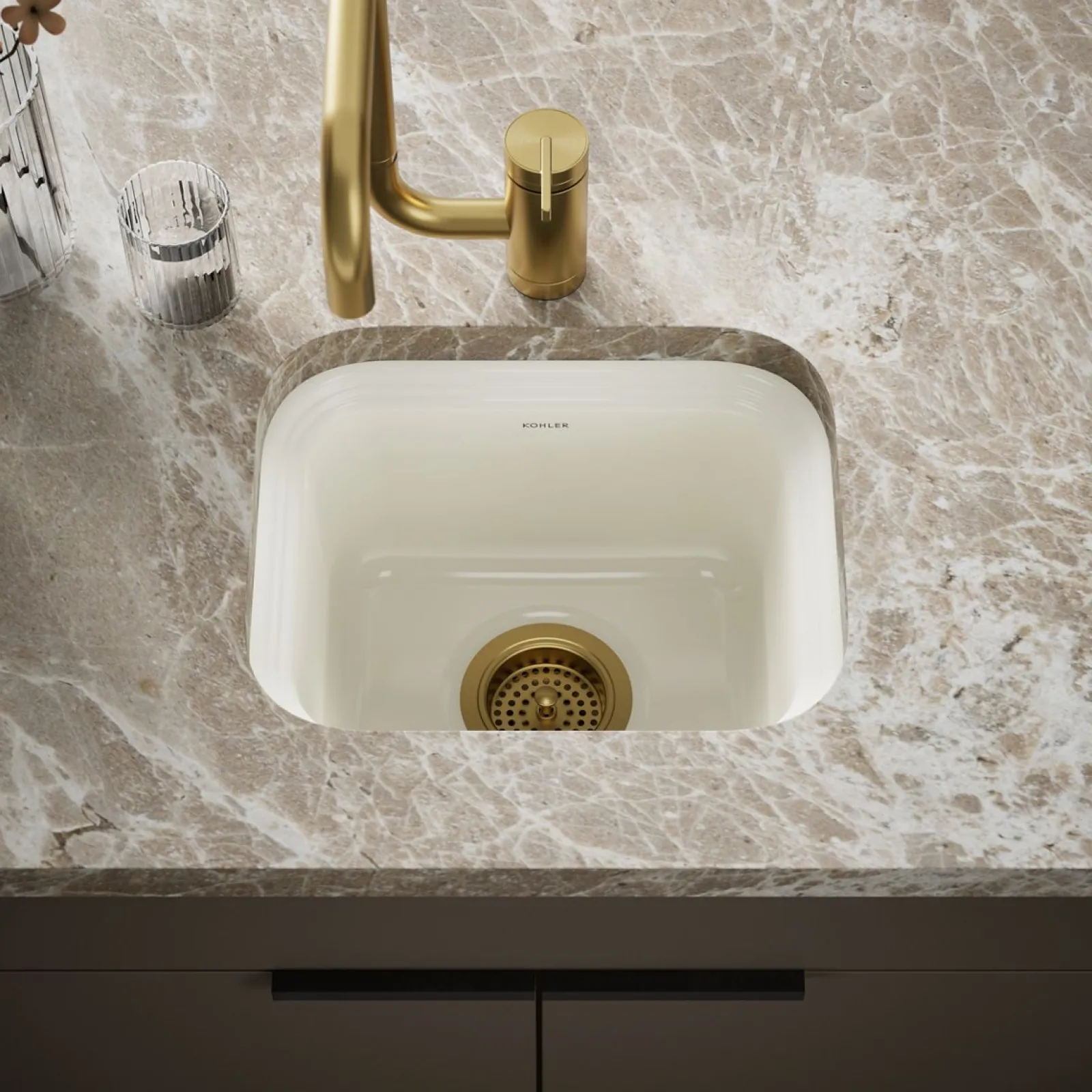 15" undermount single-bowl bar sink^Kohler Best