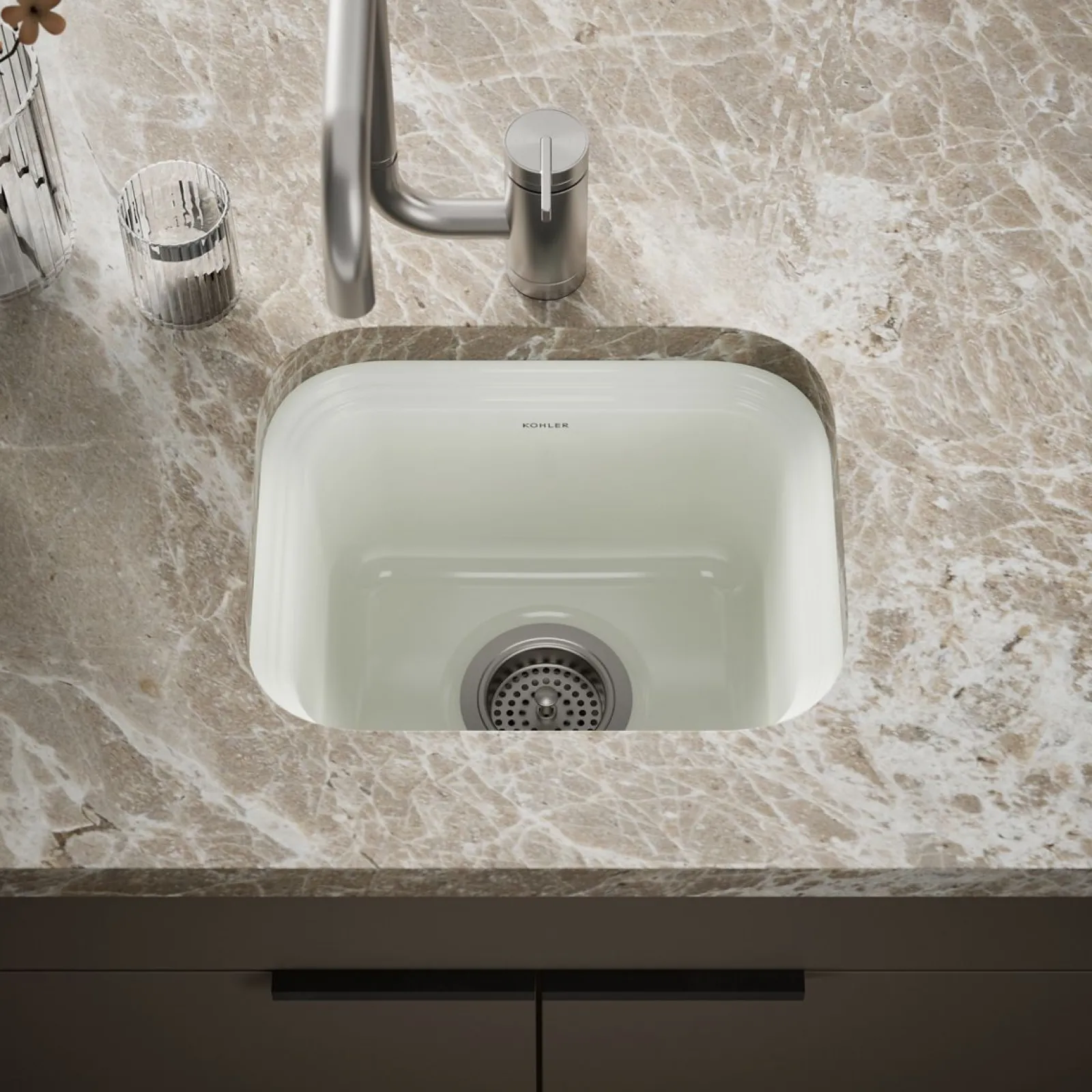 15" undermount single-bowl bar sink^Kohler Best