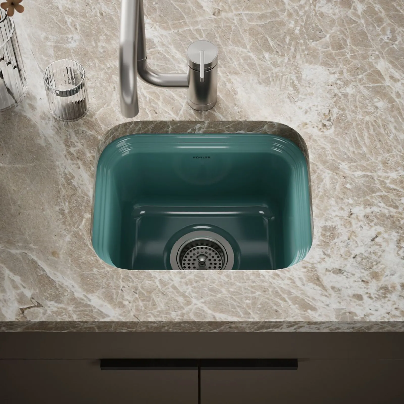 15" undermount single-bowl bar sink^Kohler Best
