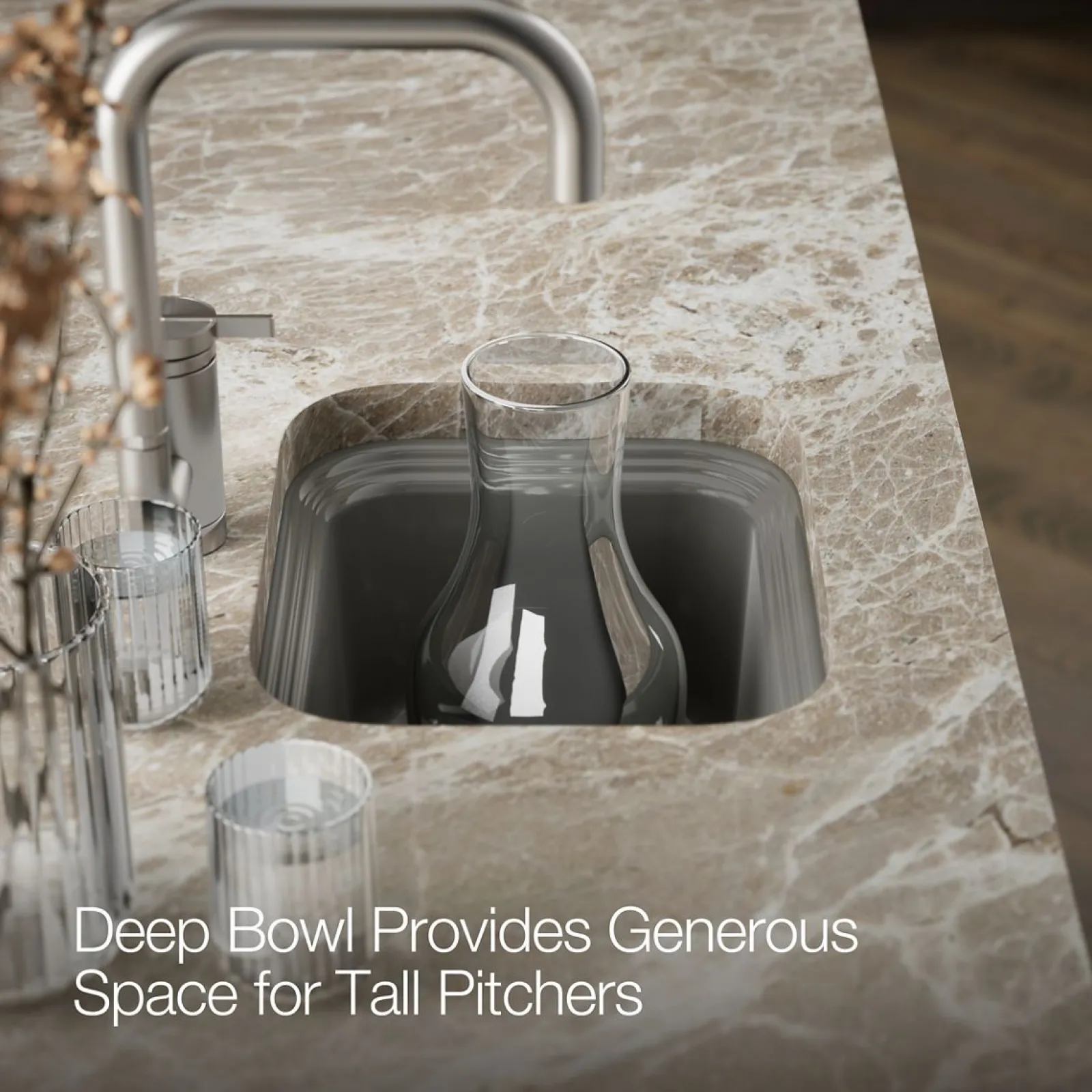 15" undermount single-bowl bar sink^Kohler Best