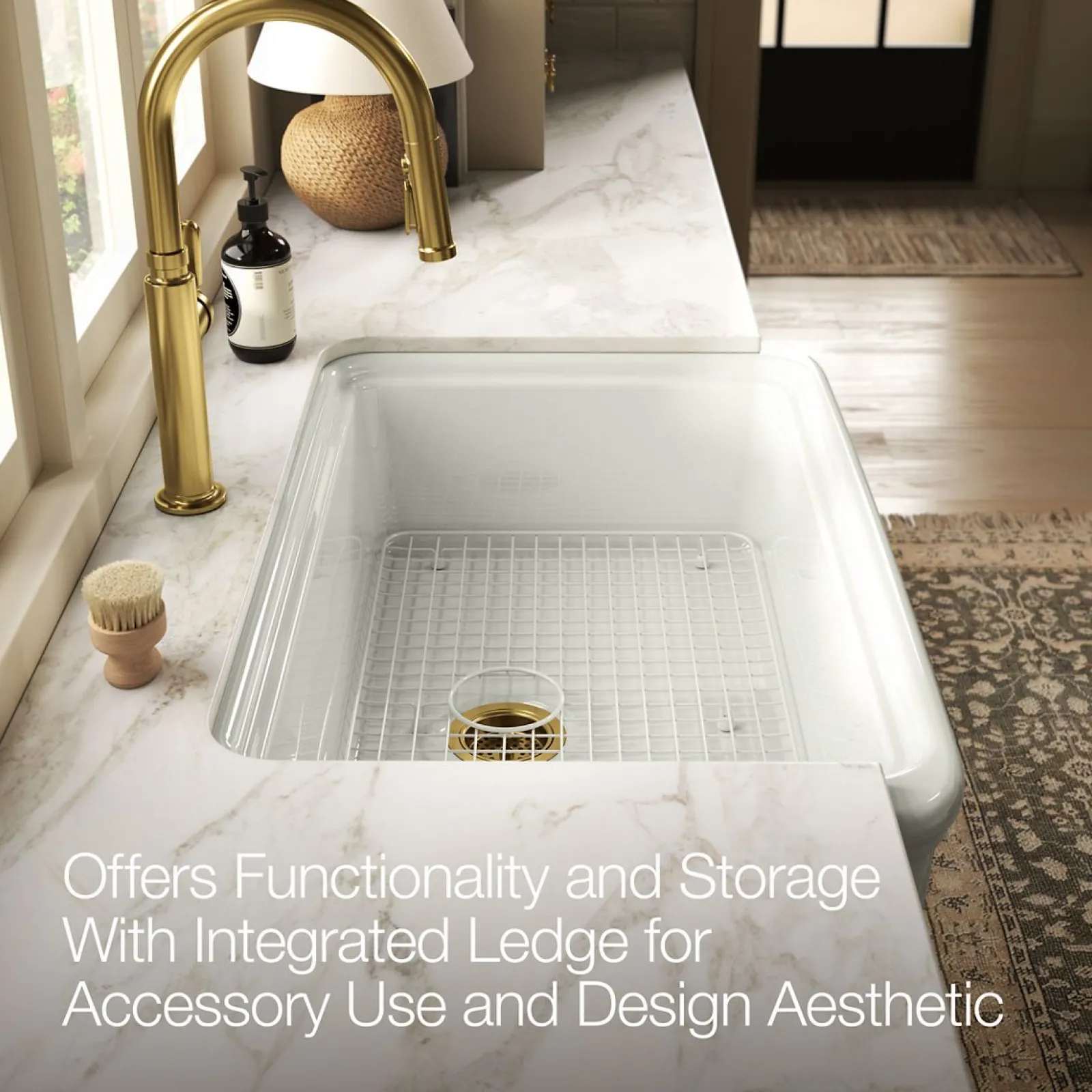 35-1/2" undermount single-bowl farmhouse kitchen sink^Kohler Best