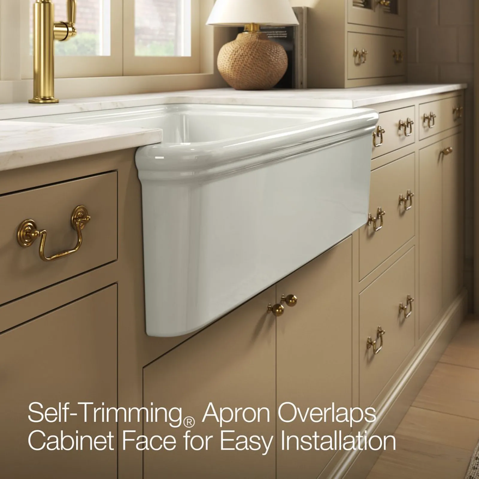 35-1/2" undermount single-bowl farmhouse kitchen sink^Kohler Best