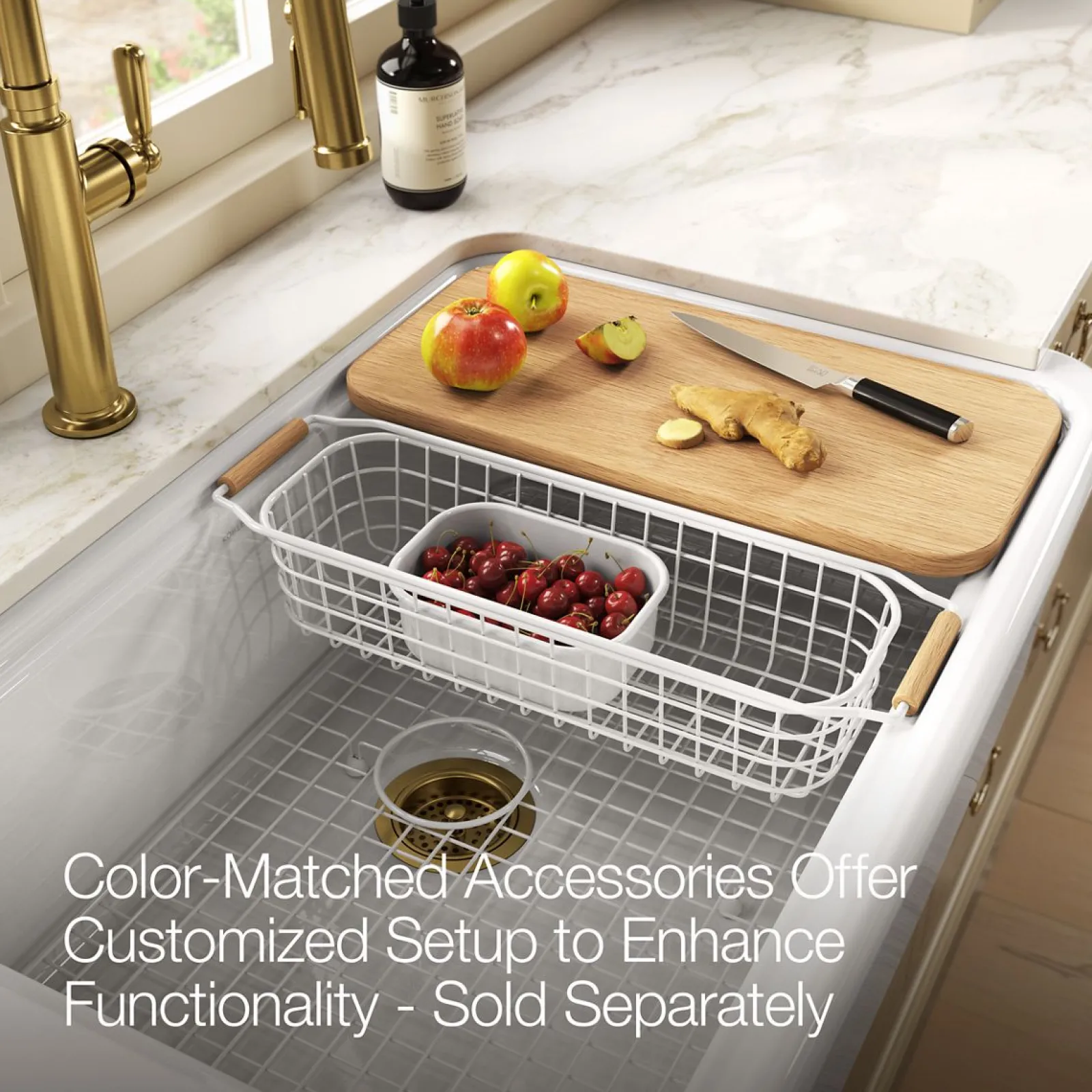 35-1/2" undermount single-bowl farmhouse kitchen sink^Kohler Best