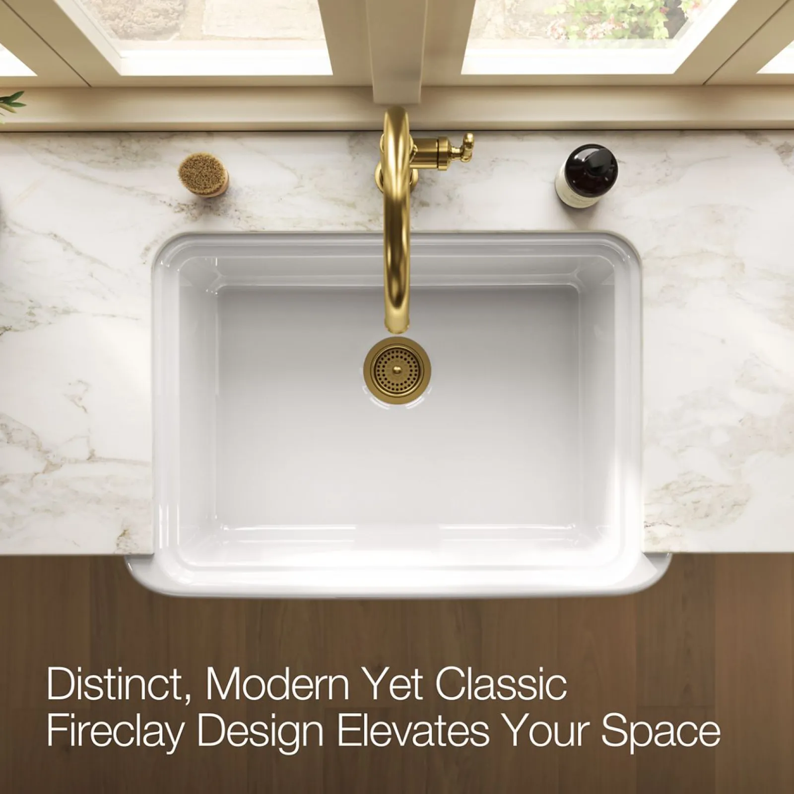 32-1/2" undermount single-bowl farmhouse kitchen sink^Kohler Online