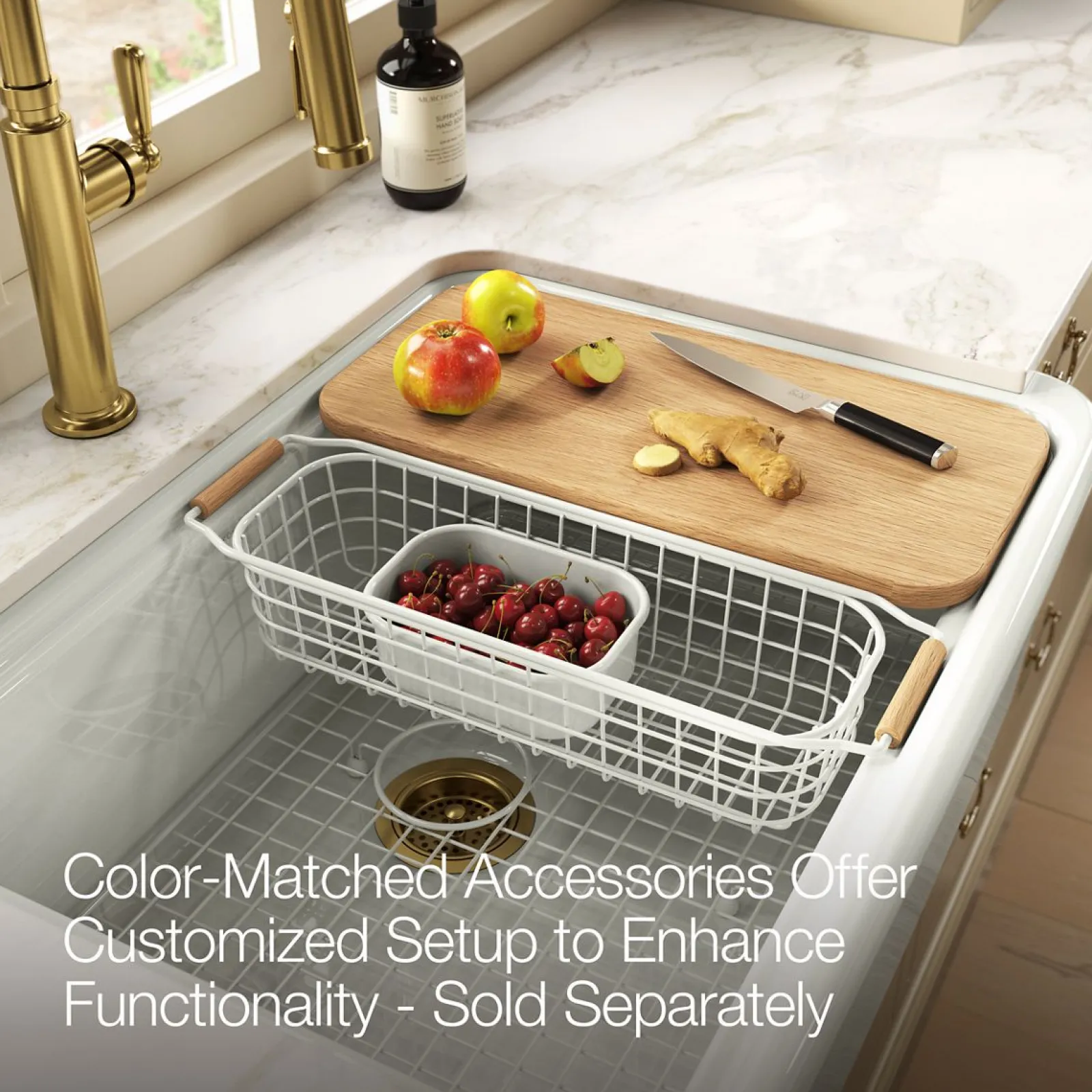 32-1/2" undermount single-bowl farmhouse kitchen sink^Kohler Online