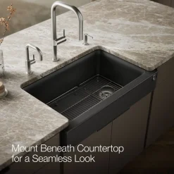 Undermount single-bowl farmhouse kitchen sink^Kohler New