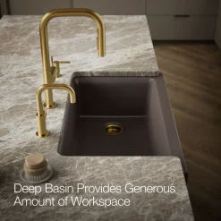 Undermount single-bowl farmhouse kitchen sink^Kohler New