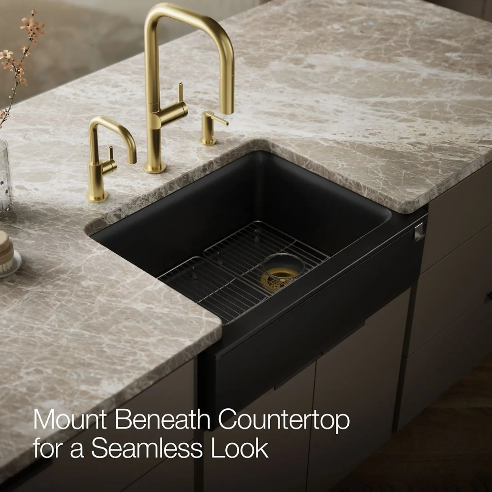 29-11/16" undermount single-bowl farmhouse kitchen sink^Kohler Clearance