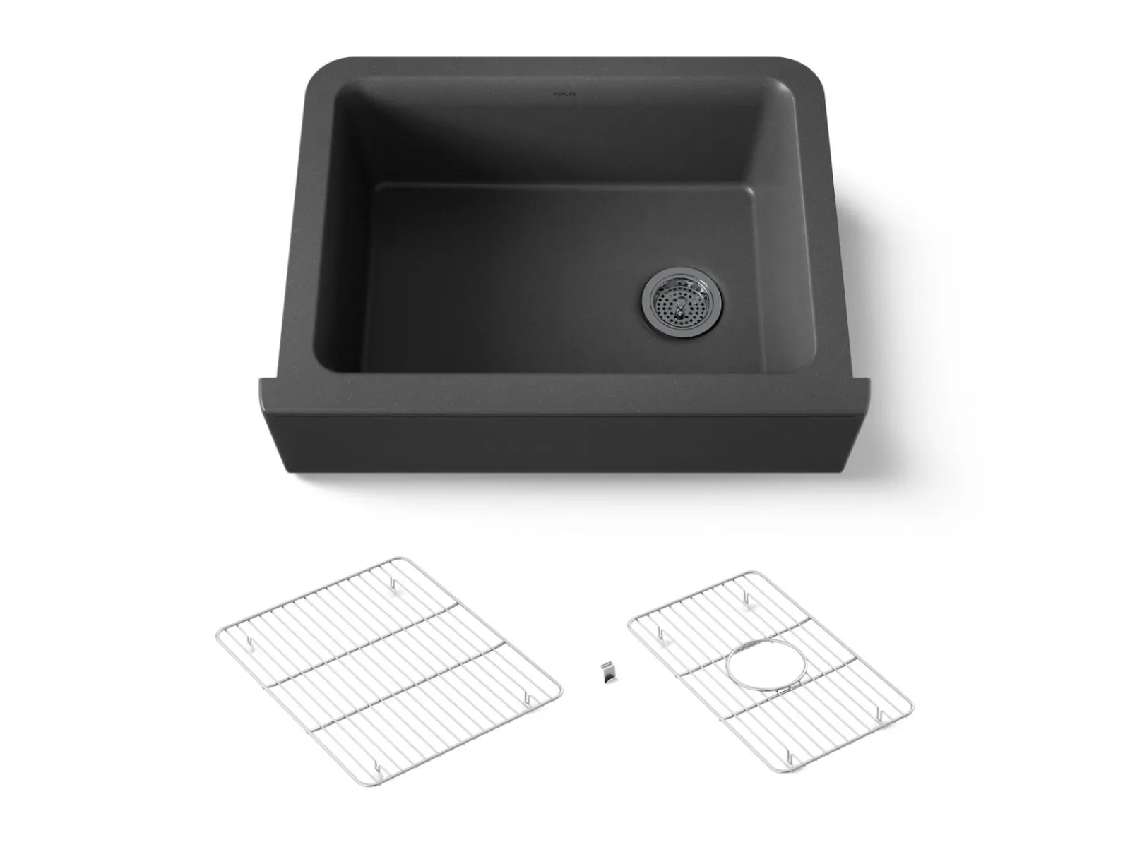 29-11/16" undermount single-bowl farmhouse kitchen sink^Kohler Clearance