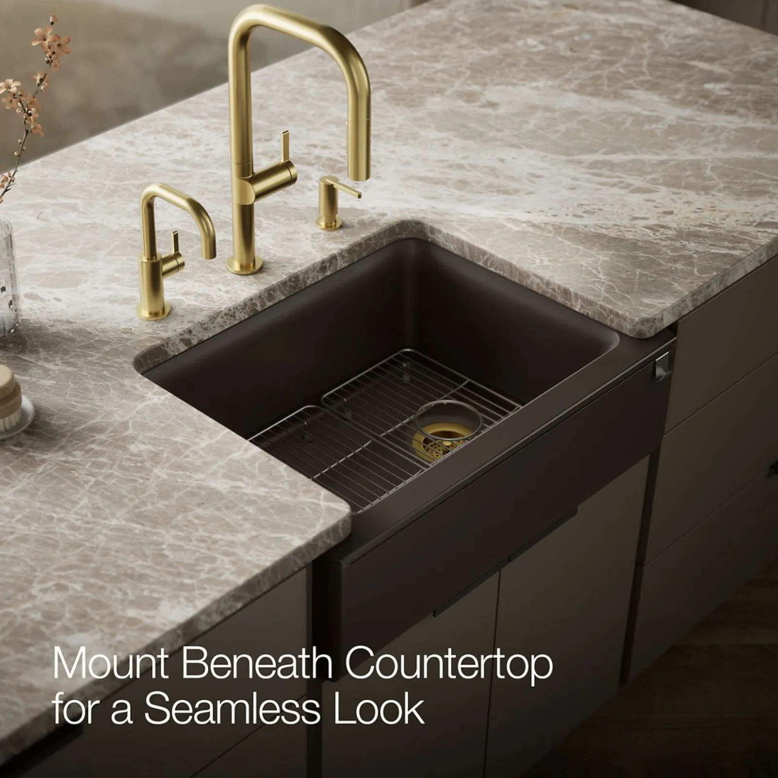 29-11/16" undermount single-bowl farmhouse kitchen sink^Kohler Clearance