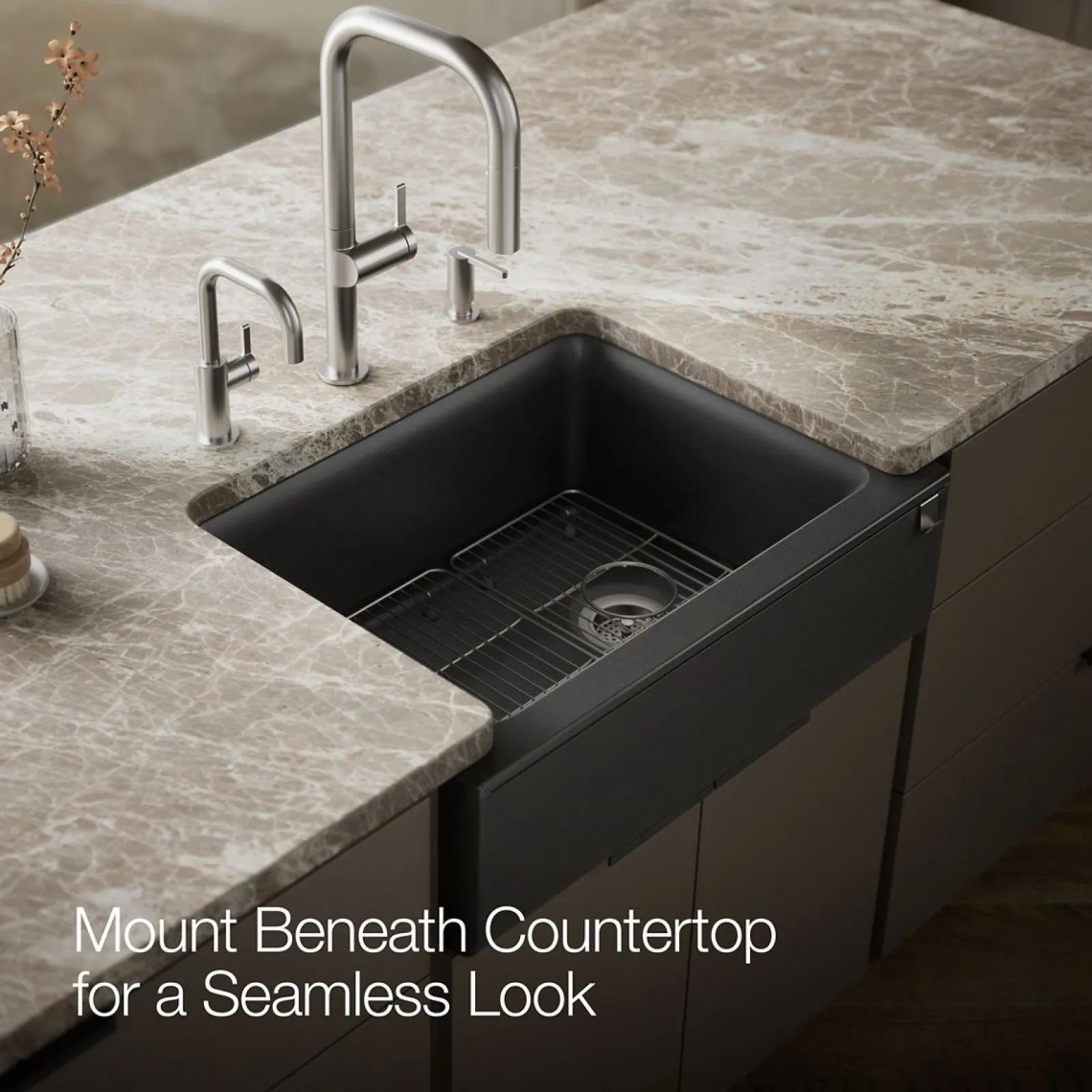 29-11/16" undermount single-bowl farmhouse kitchen sink^Kohler Clearance