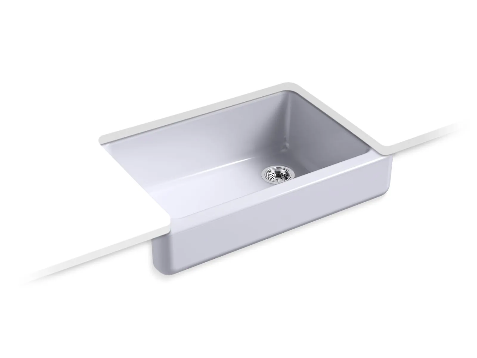 32-1/2" undermount single-bowl farmhouse kitchen sink^Kohler Outlet