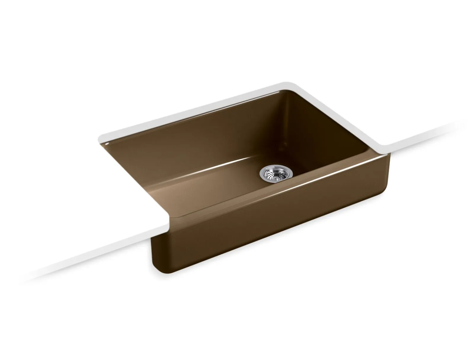 32-1/2" undermount single-bowl farmhouse kitchen sink^Kohler Outlet