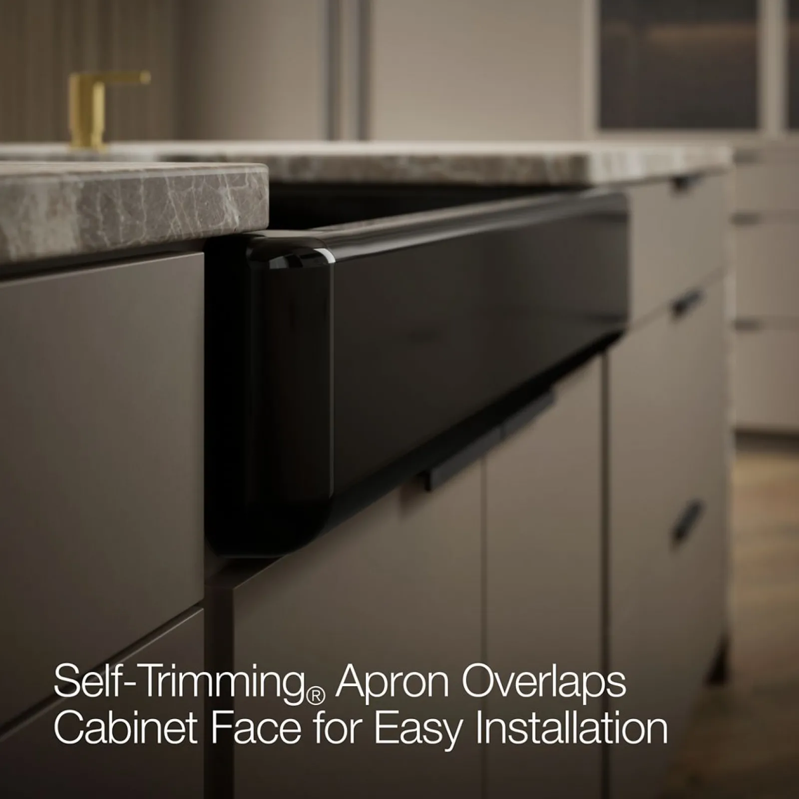 32-1/2" undermount single-bowl farmhouse kitchen sink^Kohler Outlet