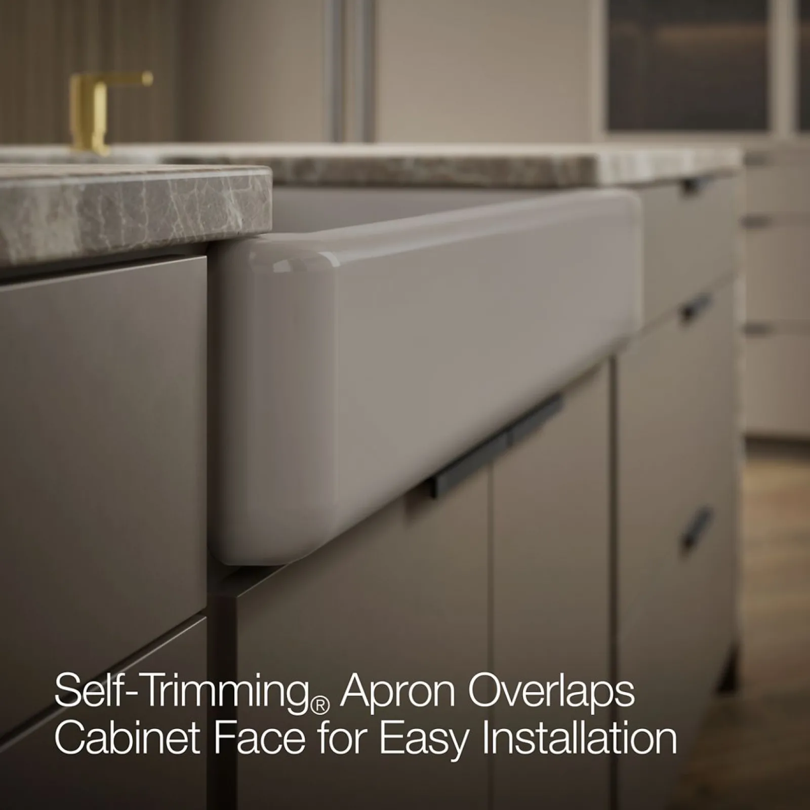 32-1/2" undermount single-bowl farmhouse kitchen sink^Kohler Outlet