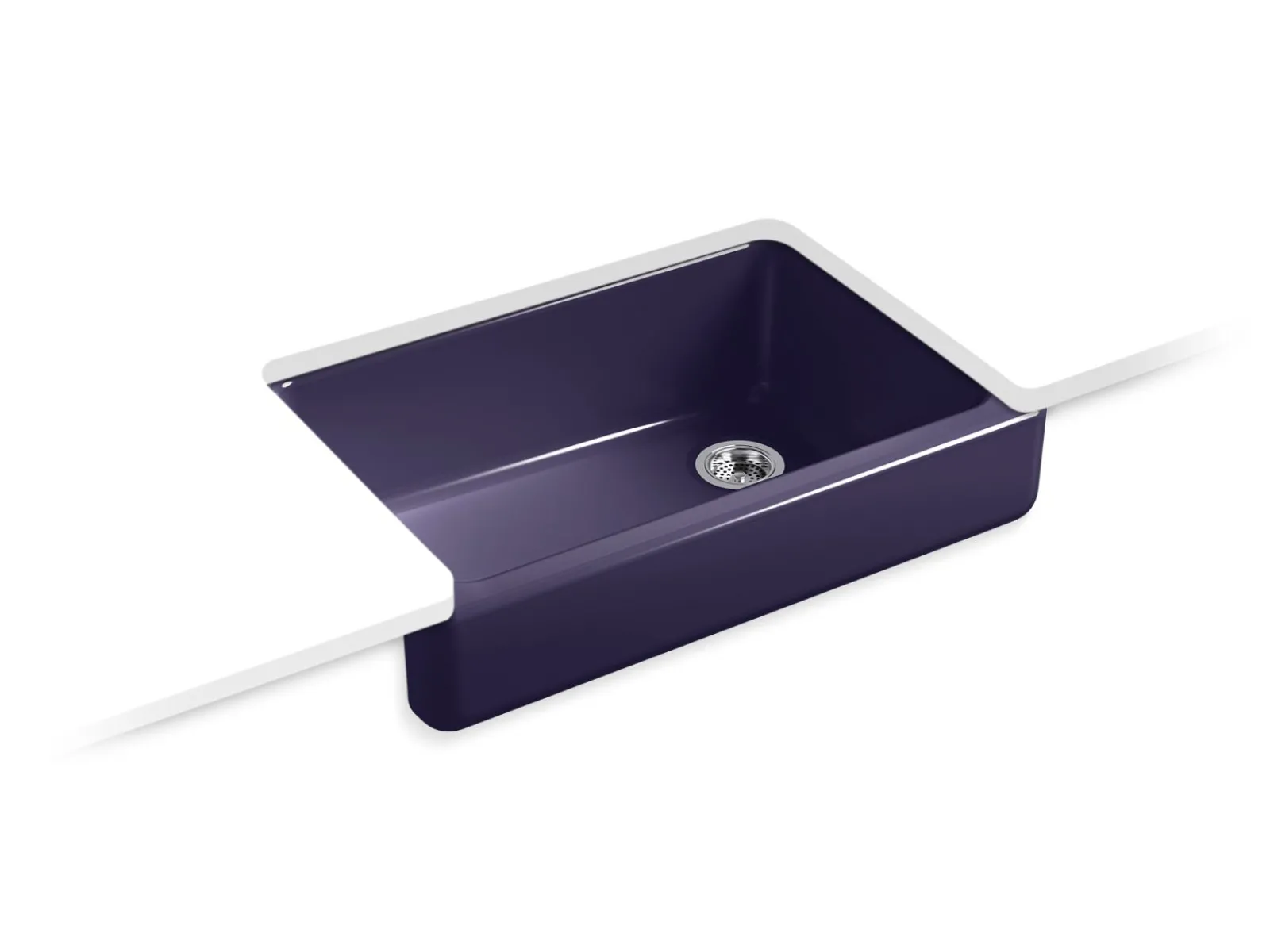 32-1/2" undermount single-bowl farmhouse kitchen sink^Kohler Outlet