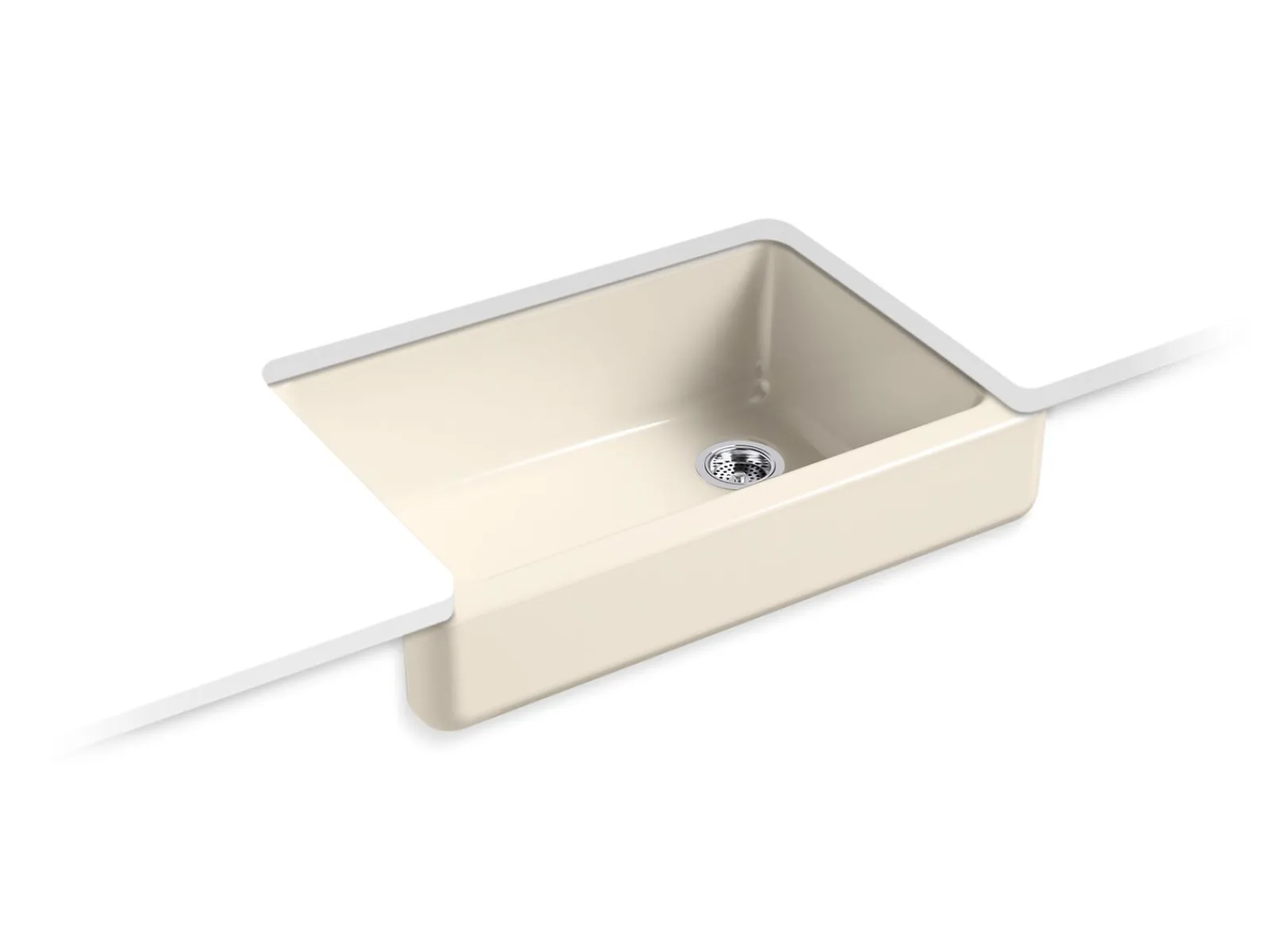 32-1/2" undermount single-bowl farmhouse kitchen sink^Kohler Outlet