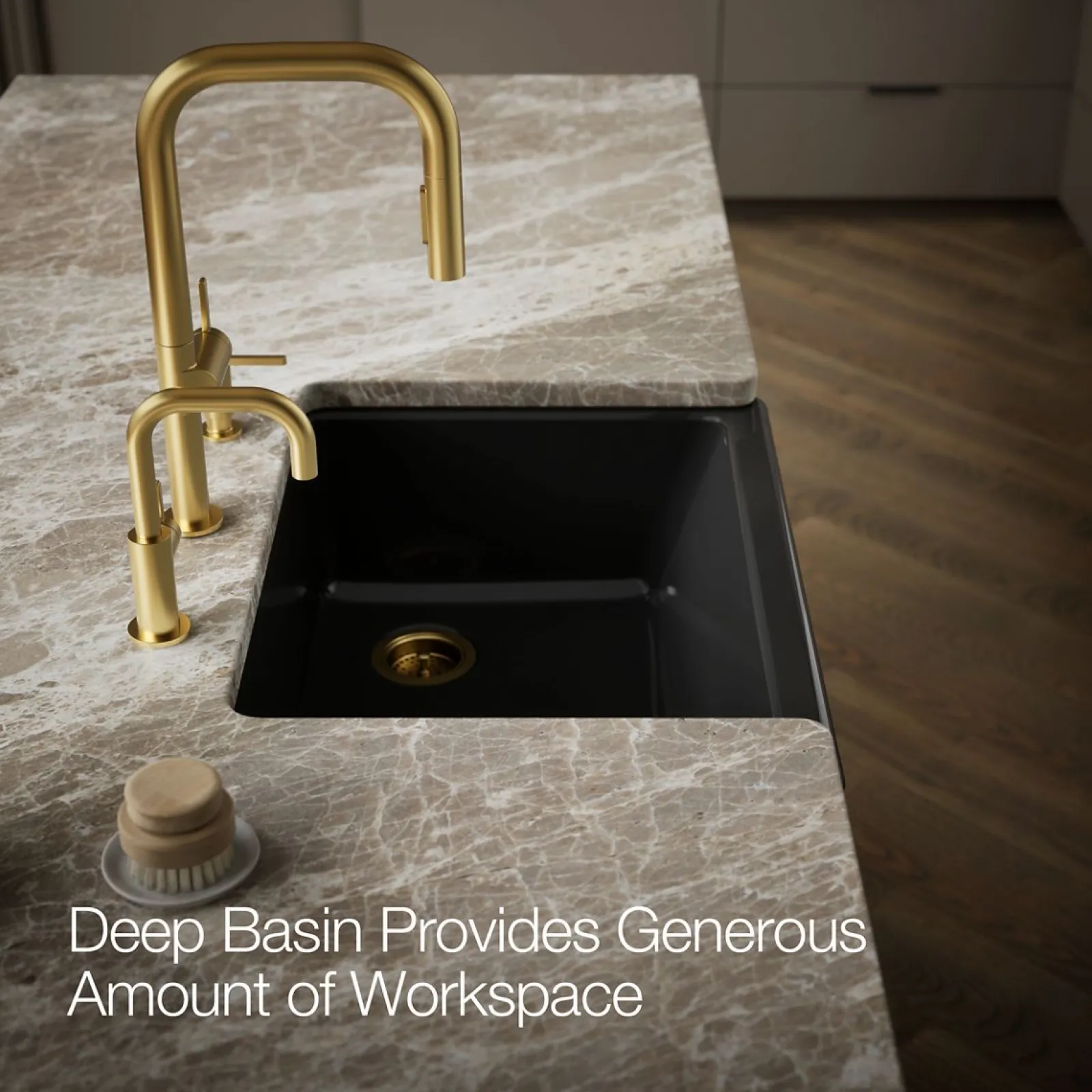 29-3/4" undermount single-bowl farmhouse kitchen sink^Kohler Clearance