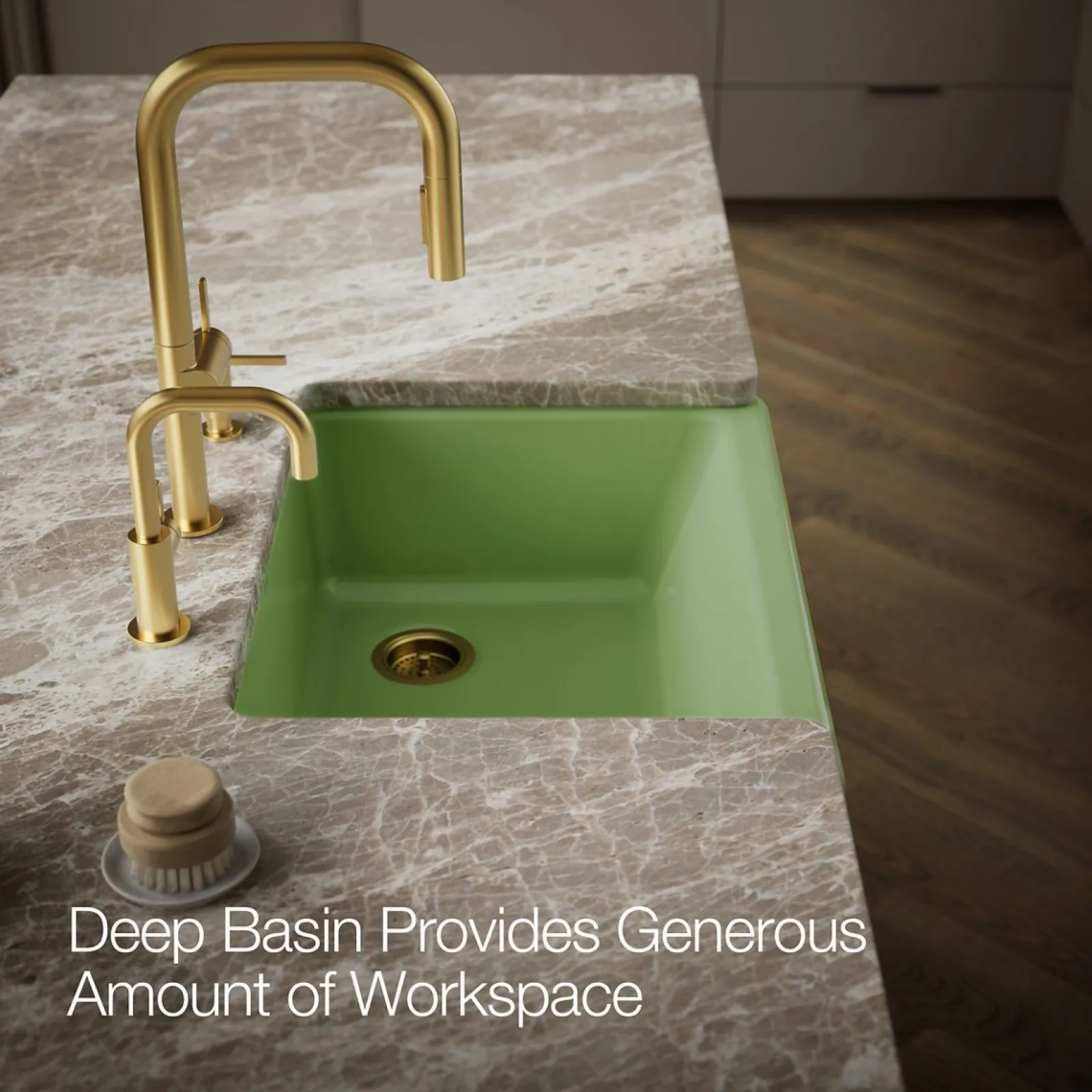 29-3/4" undermount single-bowl farmhouse kitchen sink^Kohler Clearance