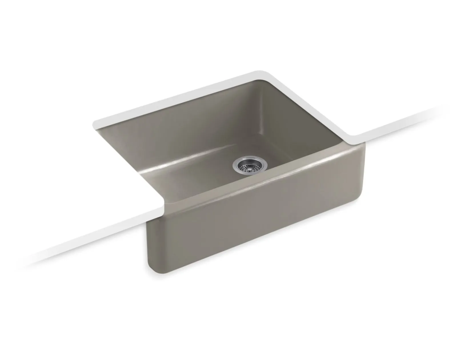 29-3/4" undermount single-bowl farmhouse kitchen sink^Kohler Clearance