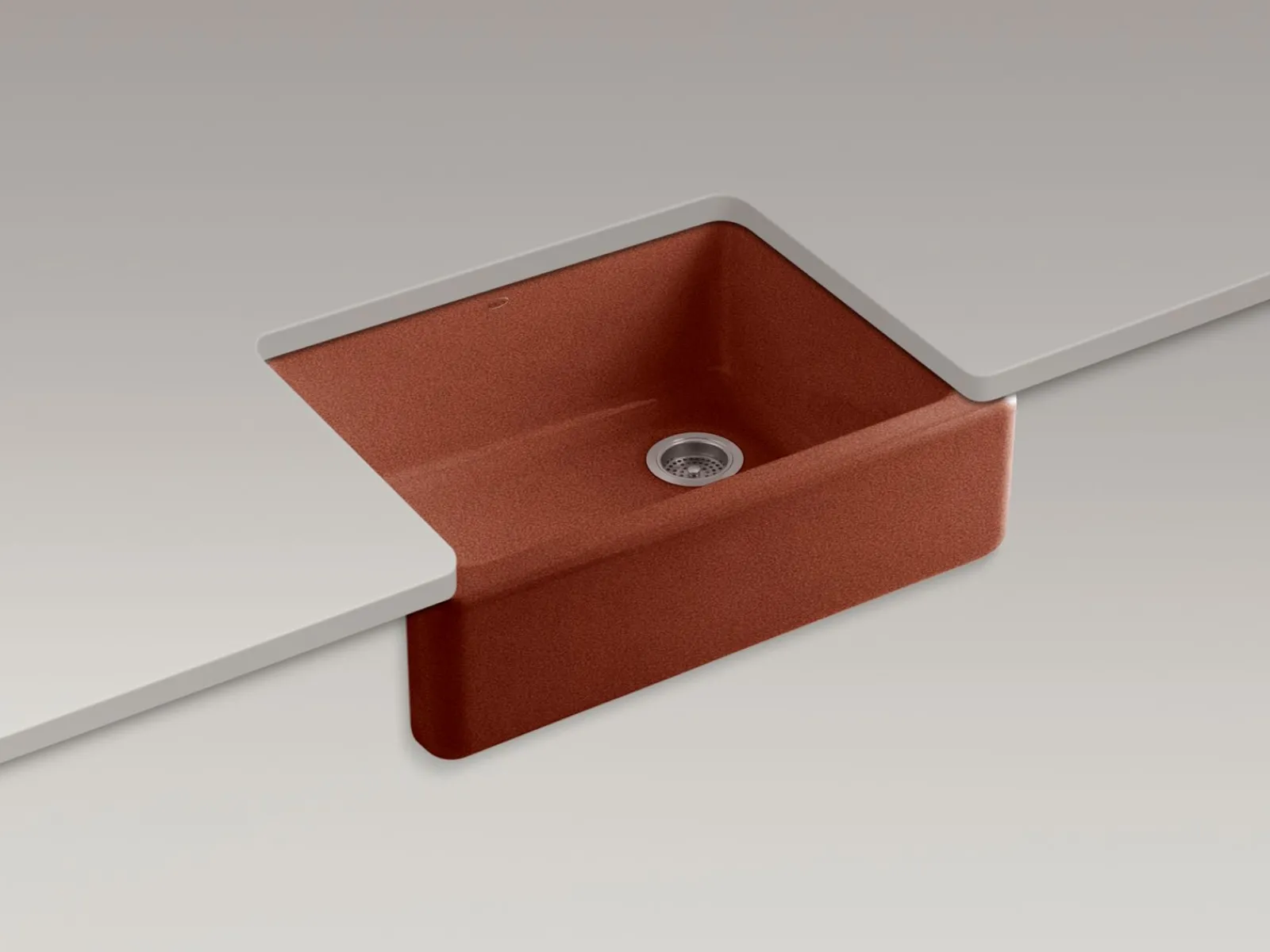 29-3/4" undermount single-bowl farmhouse kitchen sink^Kohler Clearance