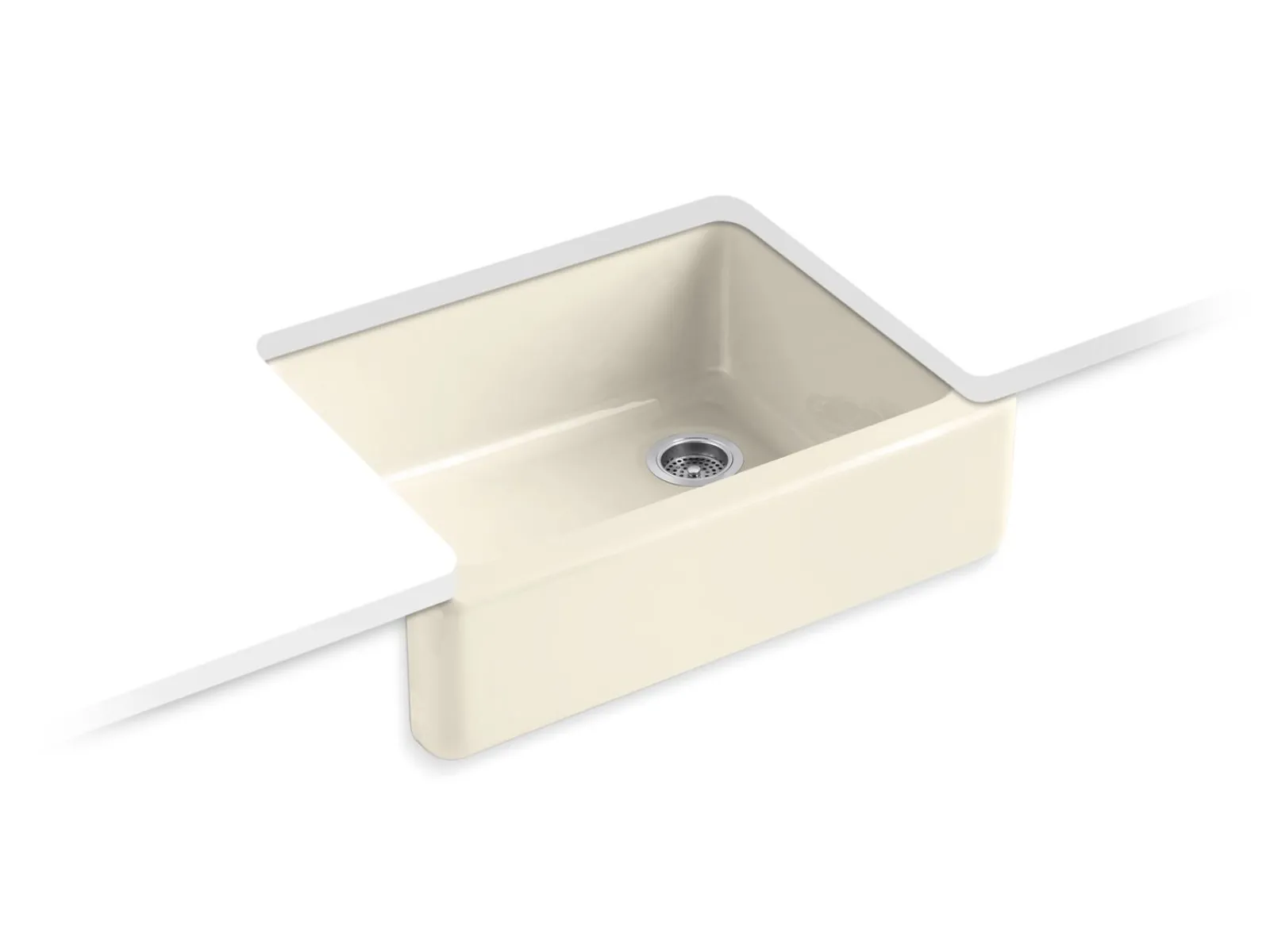 29-3/4" undermount single-bowl farmhouse kitchen sink^Kohler Clearance