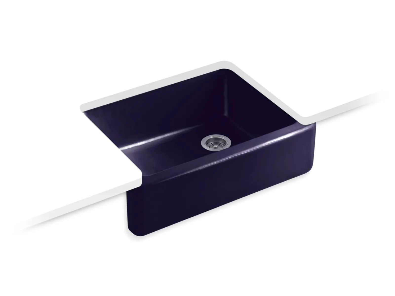 29-3/4" undermount single-bowl farmhouse kitchen sink^Kohler Clearance