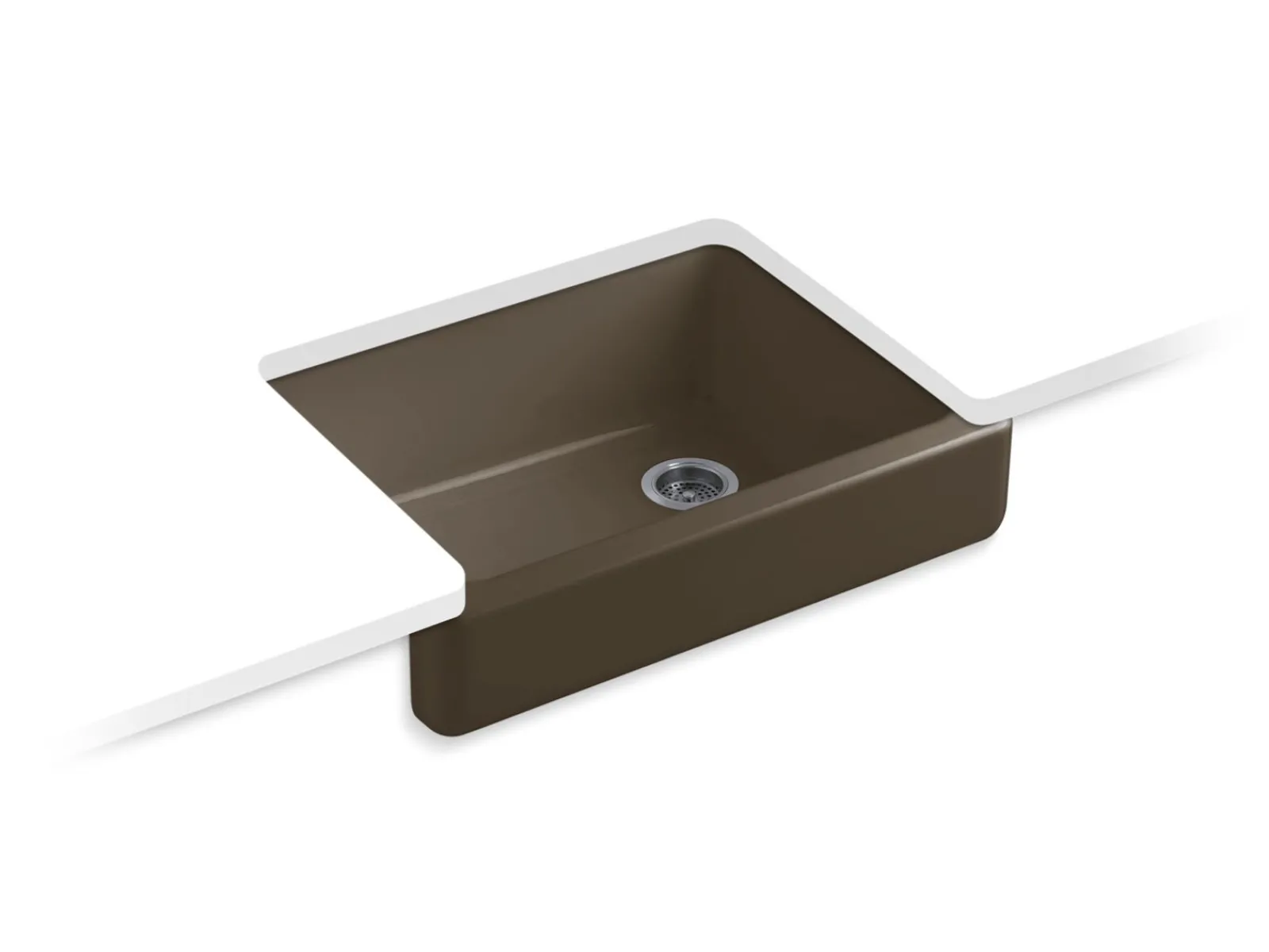29-1/2" undermount single-bowl farmhouse kitchen sink^Kohler Best
