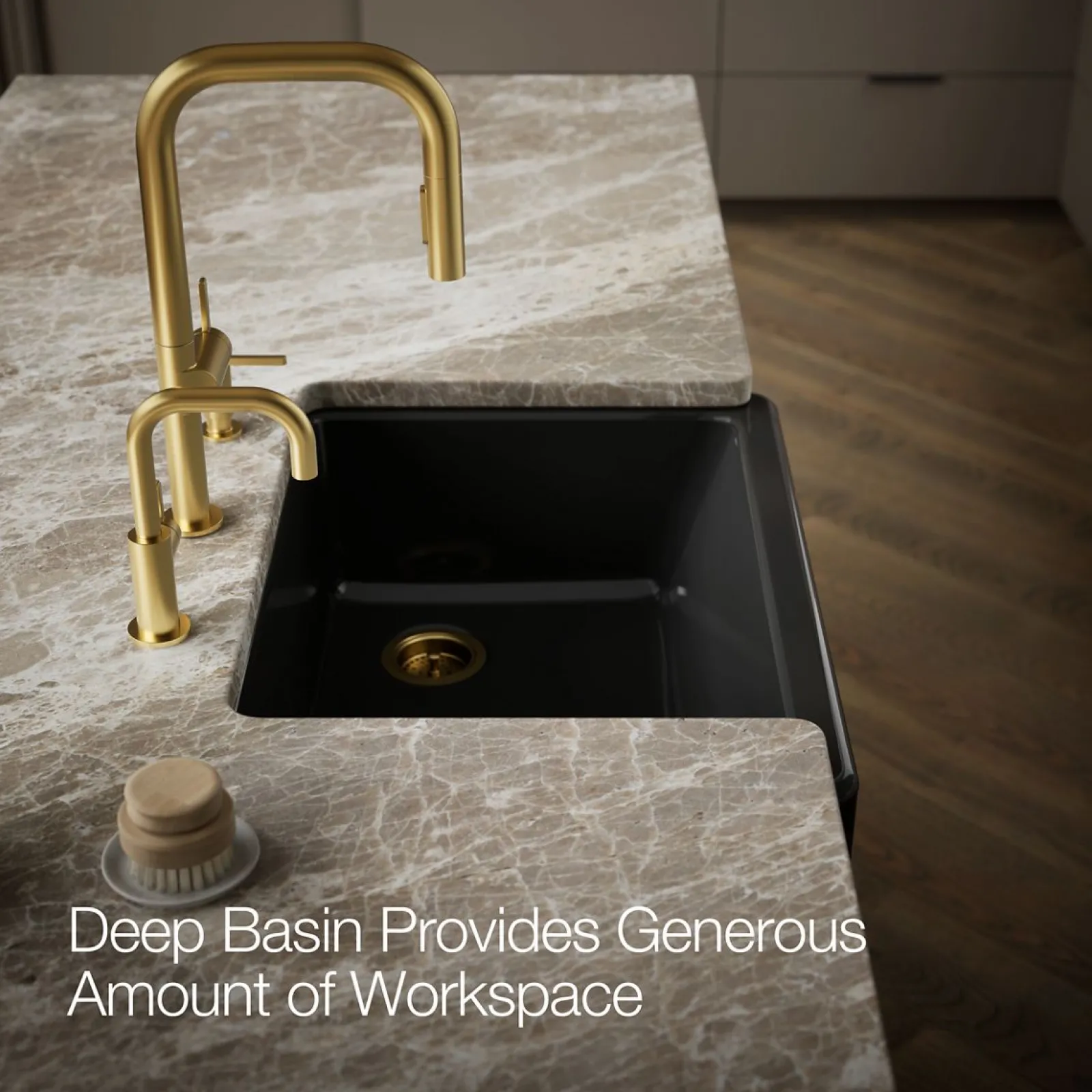29-1/2" undermount single-bowl farmhouse kitchen sink^Kohler Best