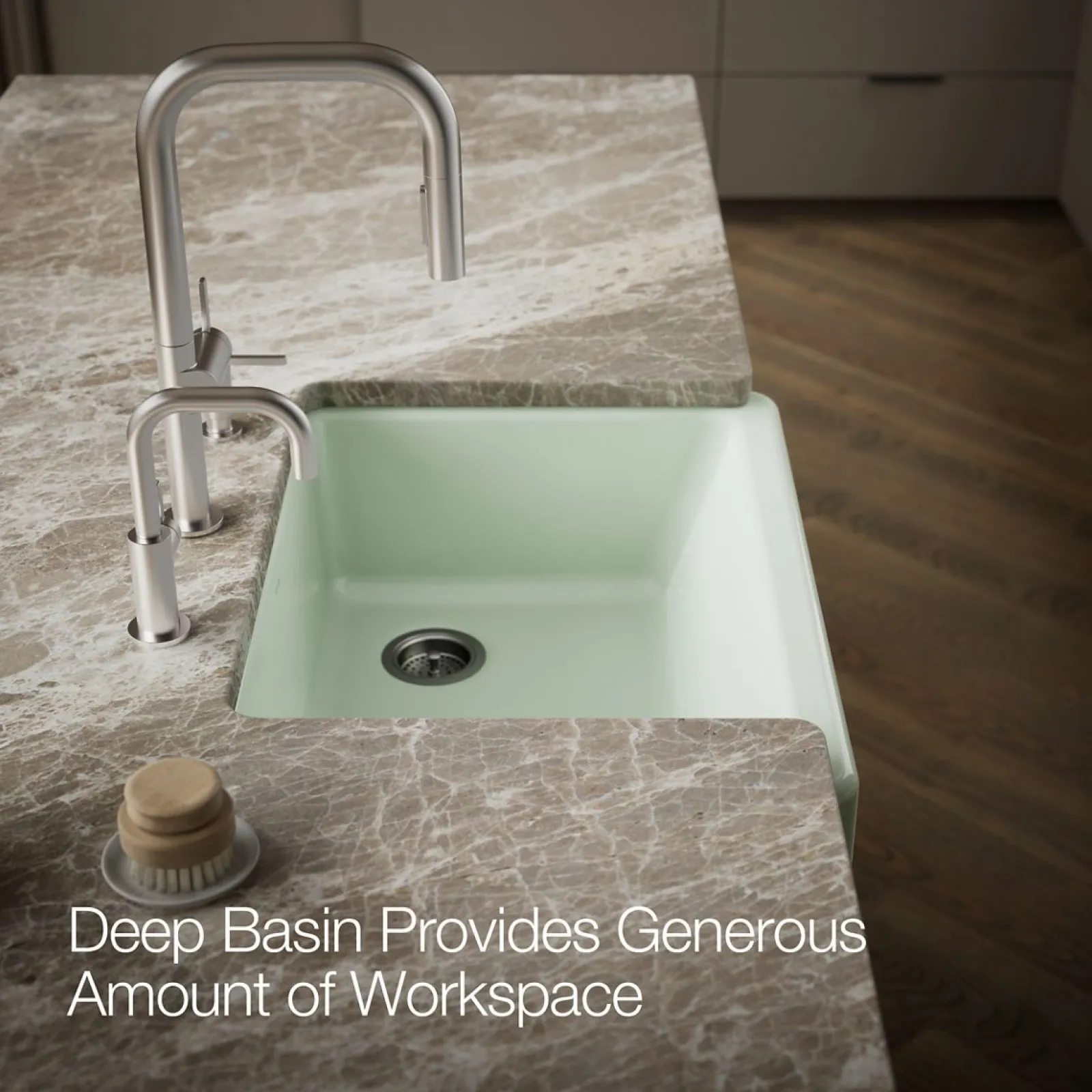 29-1/2" undermount single-bowl farmhouse kitchen sink^Kohler Best