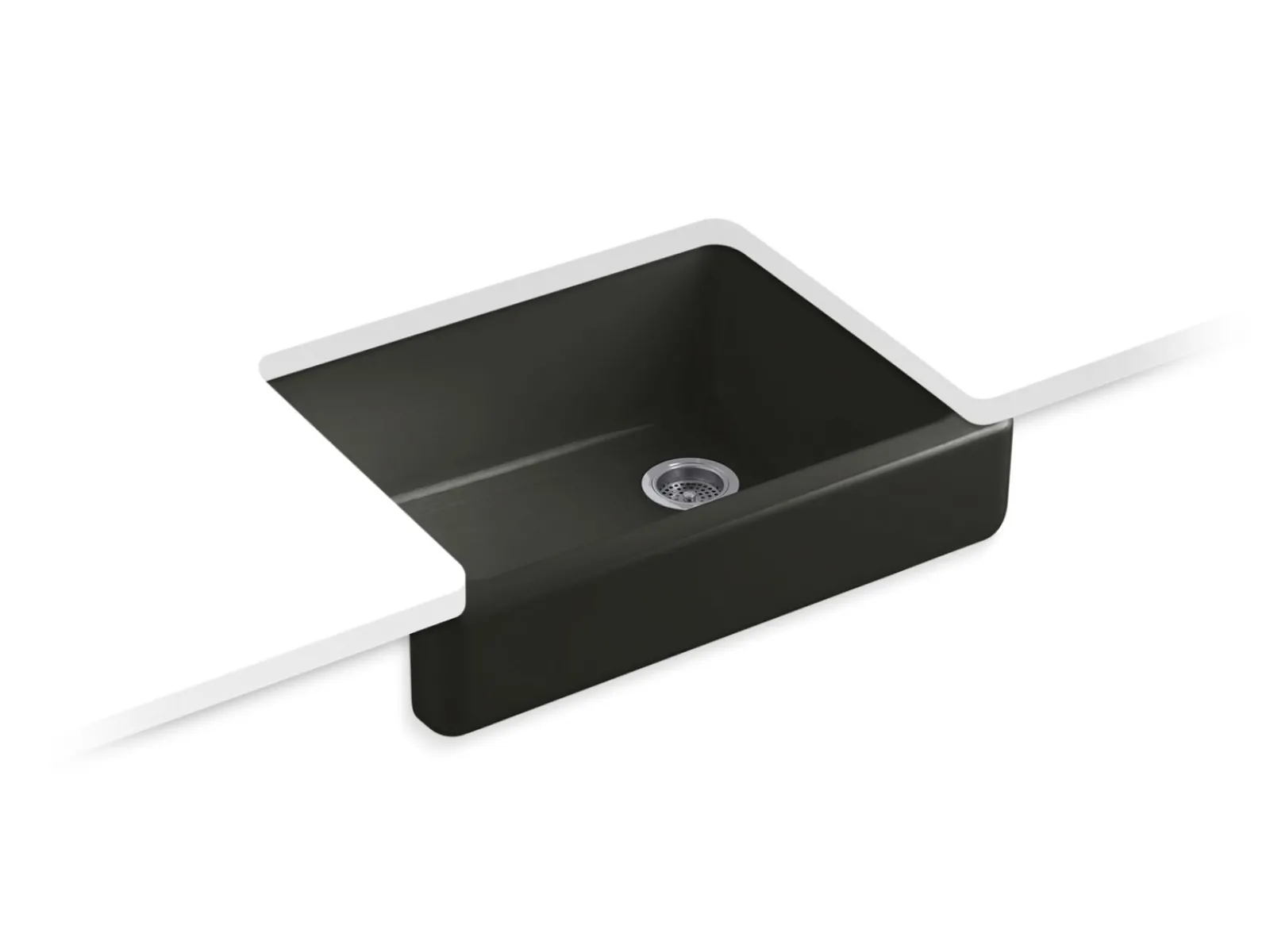 29-1/2" undermount single-bowl farmhouse kitchen sink^Kohler Best