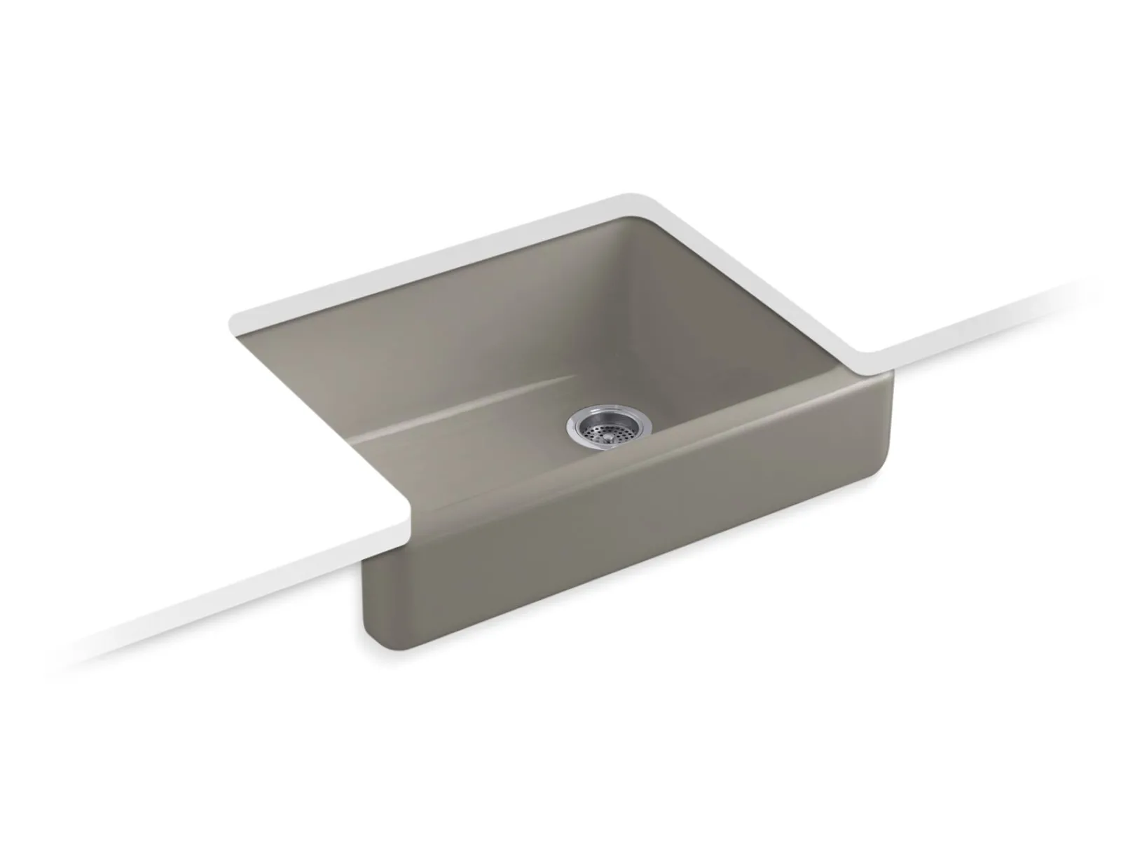 29-1/2" undermount single-bowl farmhouse kitchen sink^Kohler Best