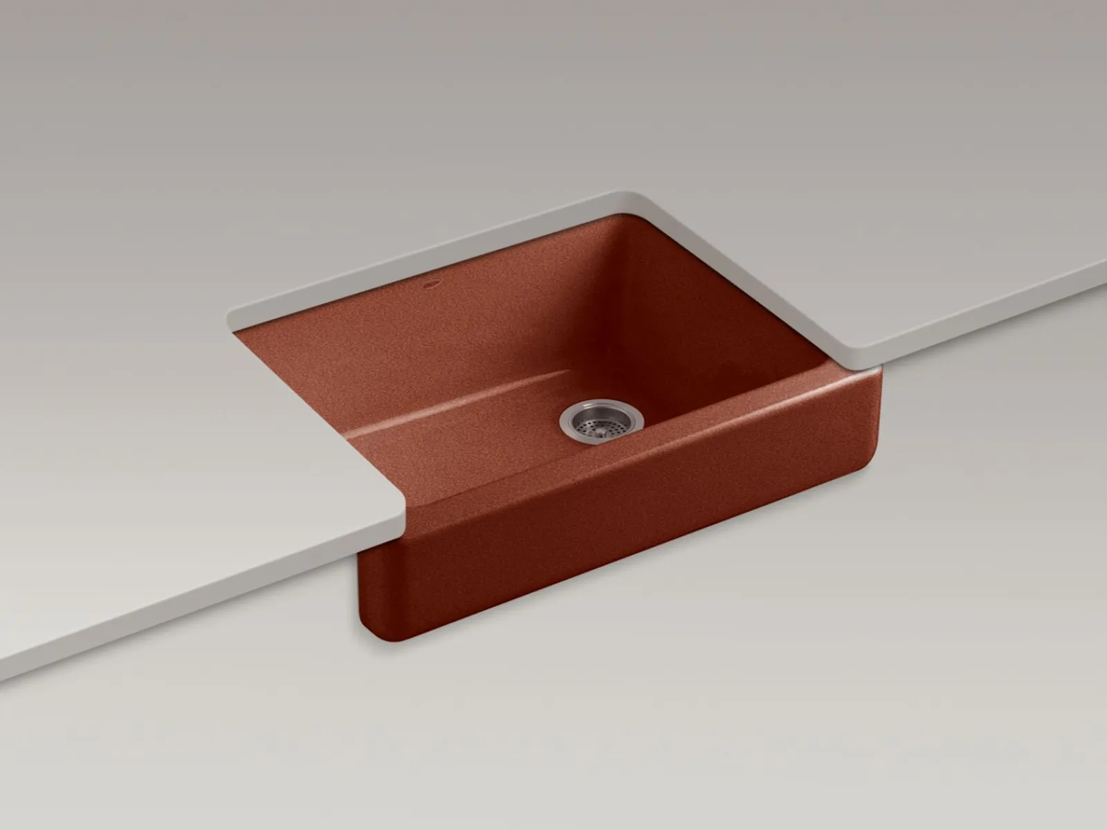 29-1/2" undermount single-bowl farmhouse kitchen sink^Kohler Best