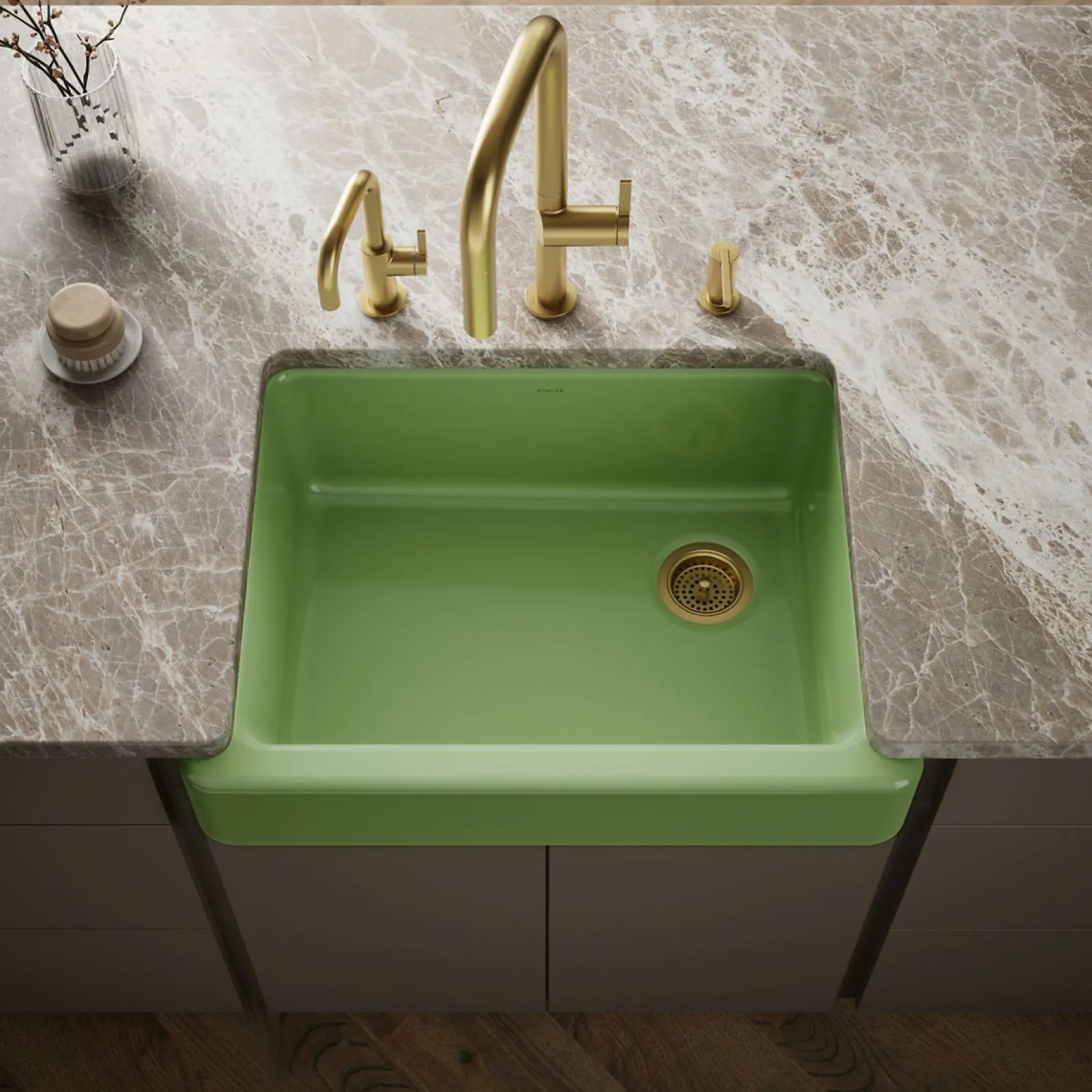 29-1/2" undermount single-bowl farmhouse kitchen sink^Kohler Best
