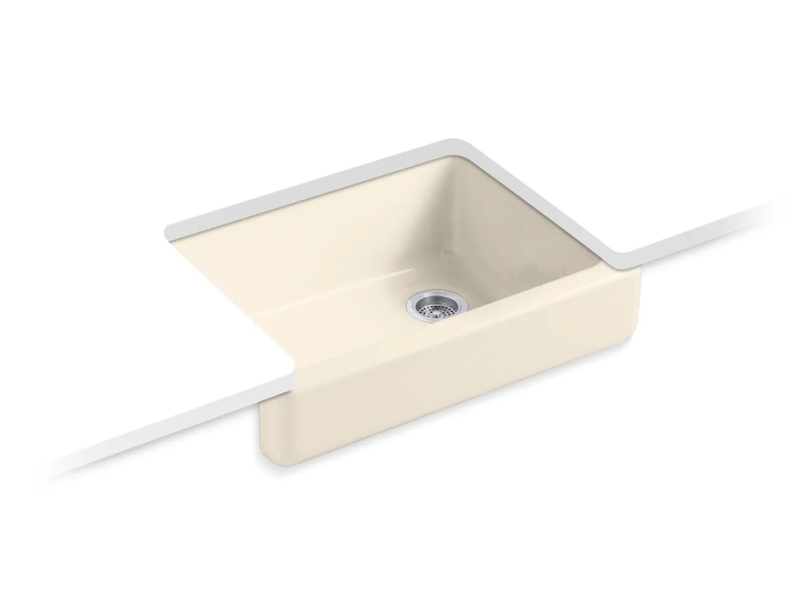 29-1/2" undermount single-bowl farmhouse kitchen sink^Kohler Best