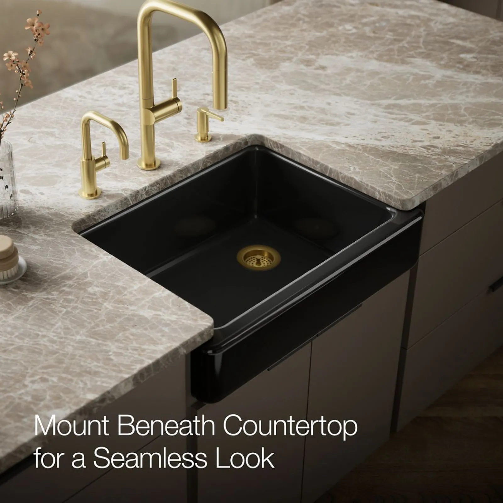 29-1/2" undermount single-bowl farmhouse kitchen sink^Kohler Best