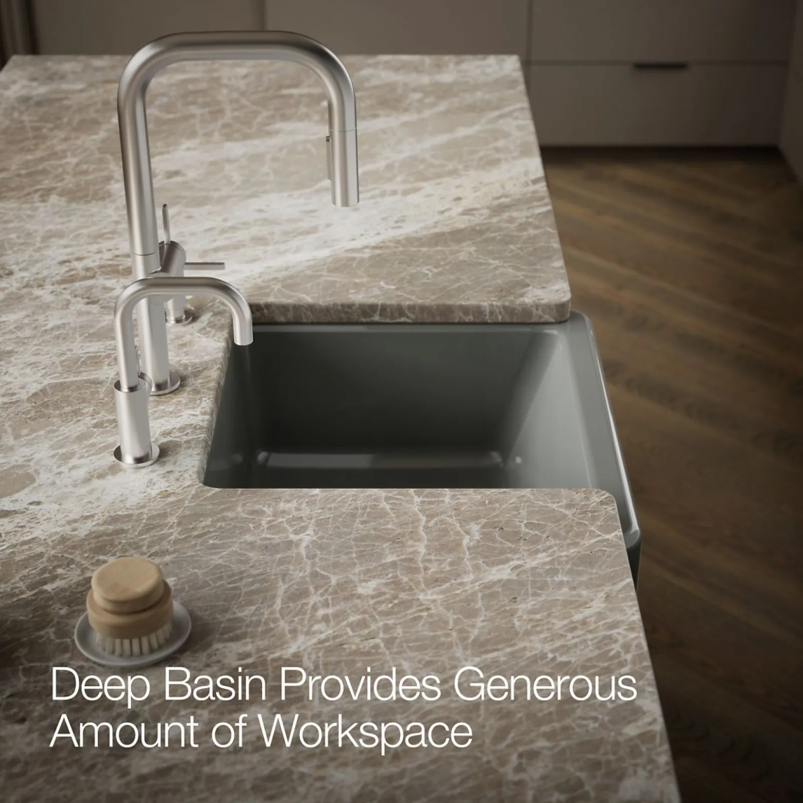 23-1/2" undermount single-bowl farmhouse kitchen sink^Kohler Best