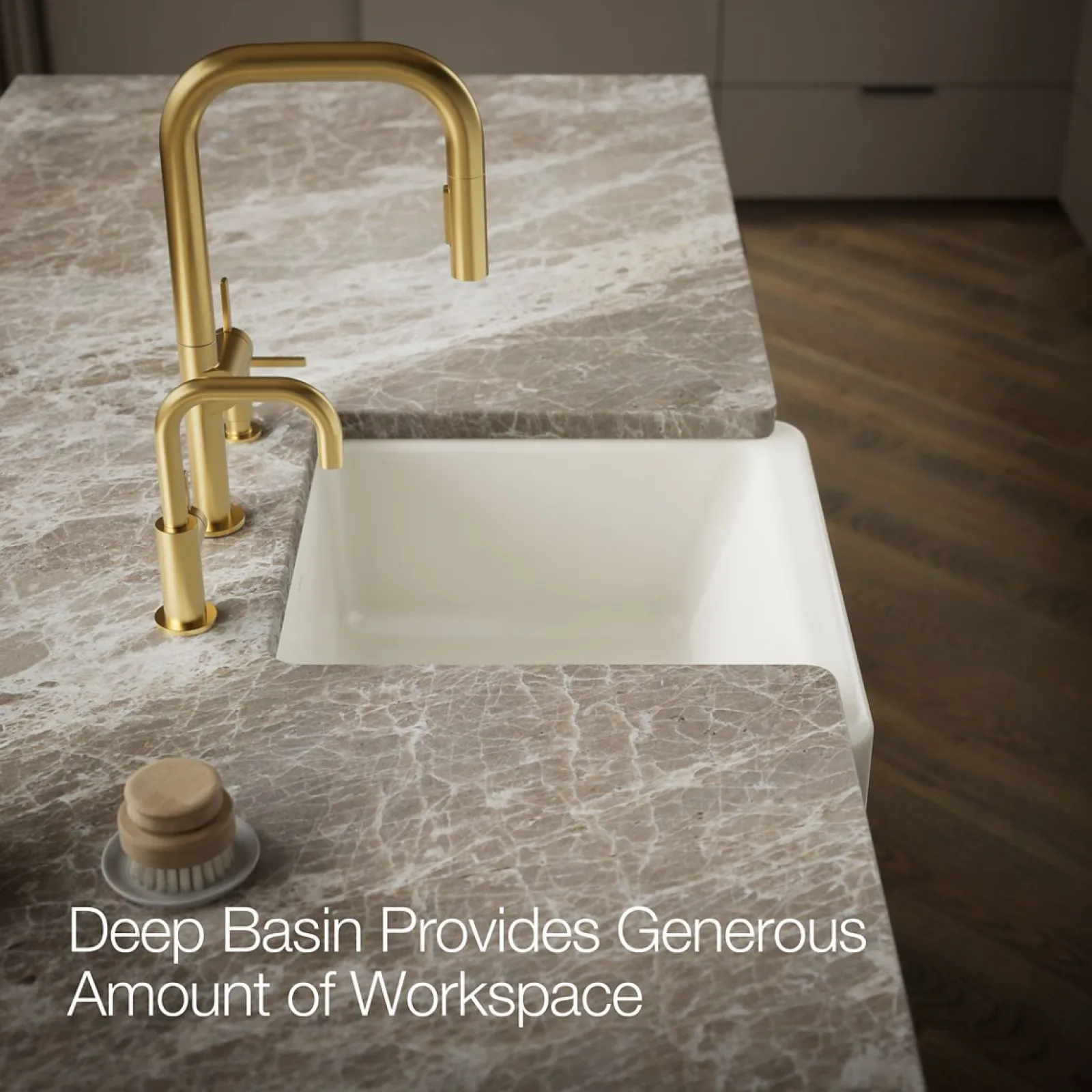 23-1/2" undermount single-bowl farmhouse kitchen sink^Kohler Best