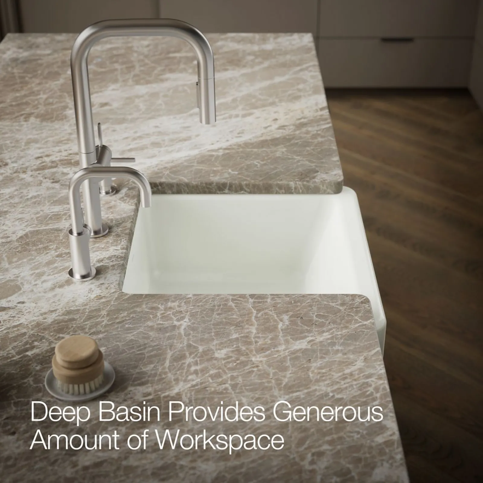 23-1/2" undermount single-bowl farmhouse kitchen sink^Kohler Best