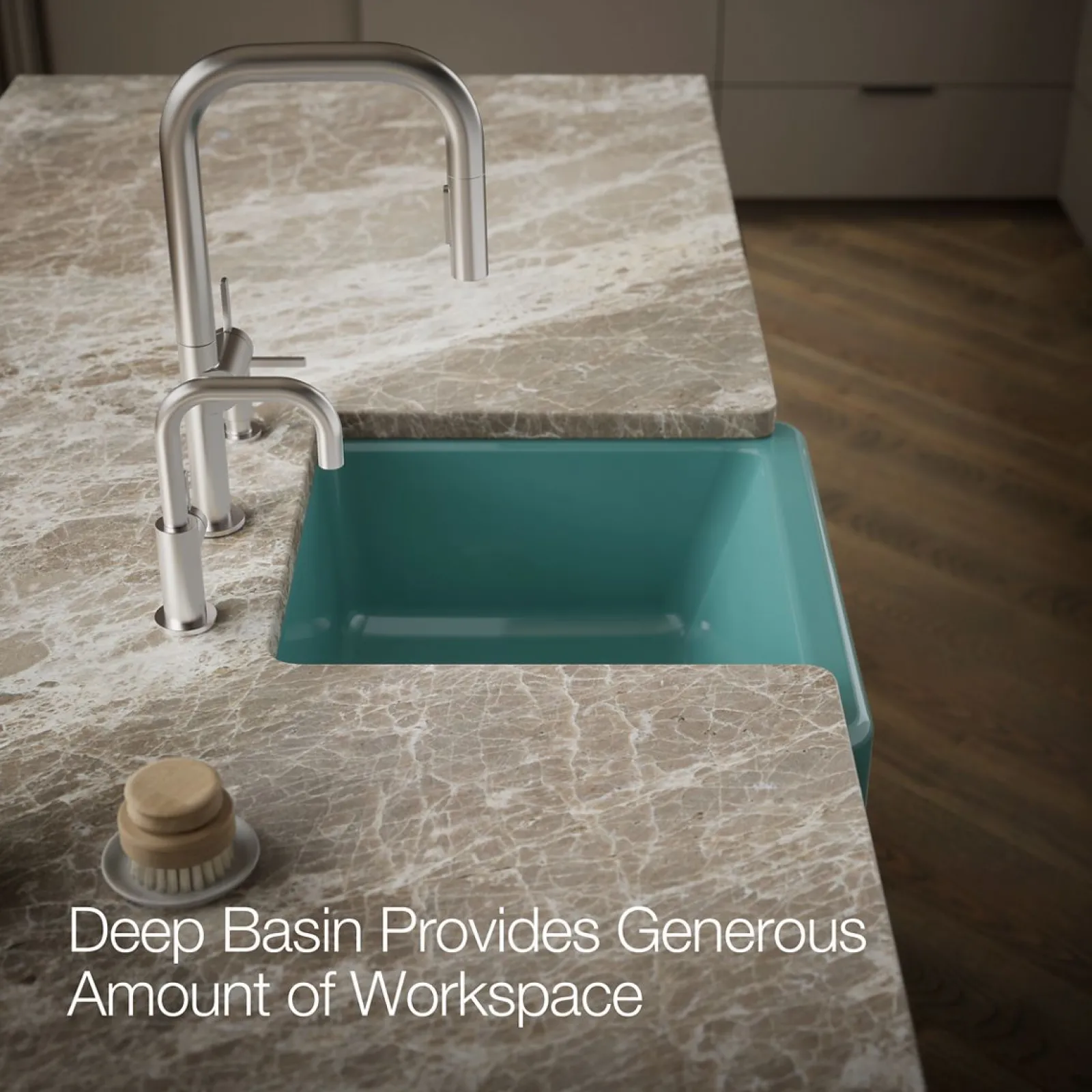 23-1/2" undermount single-bowl farmhouse kitchen sink^Kohler Best