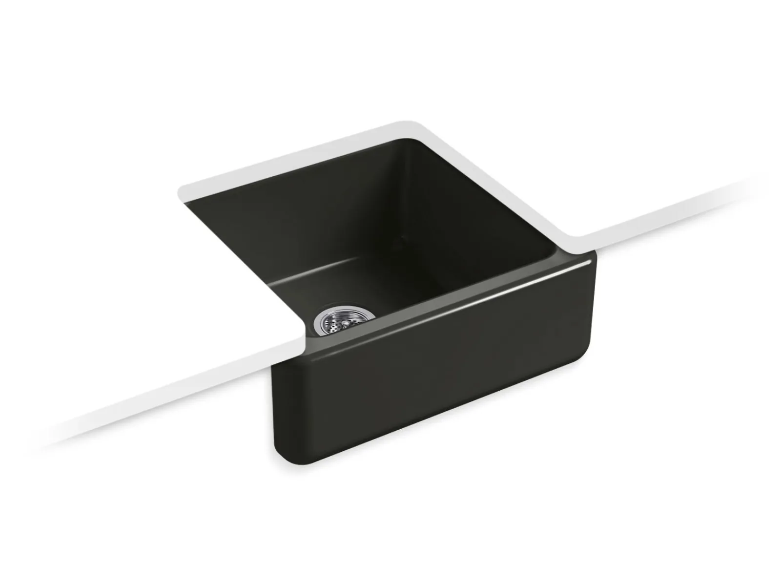 23-1/2" undermount single-bowl farmhouse kitchen sink^Kohler Best