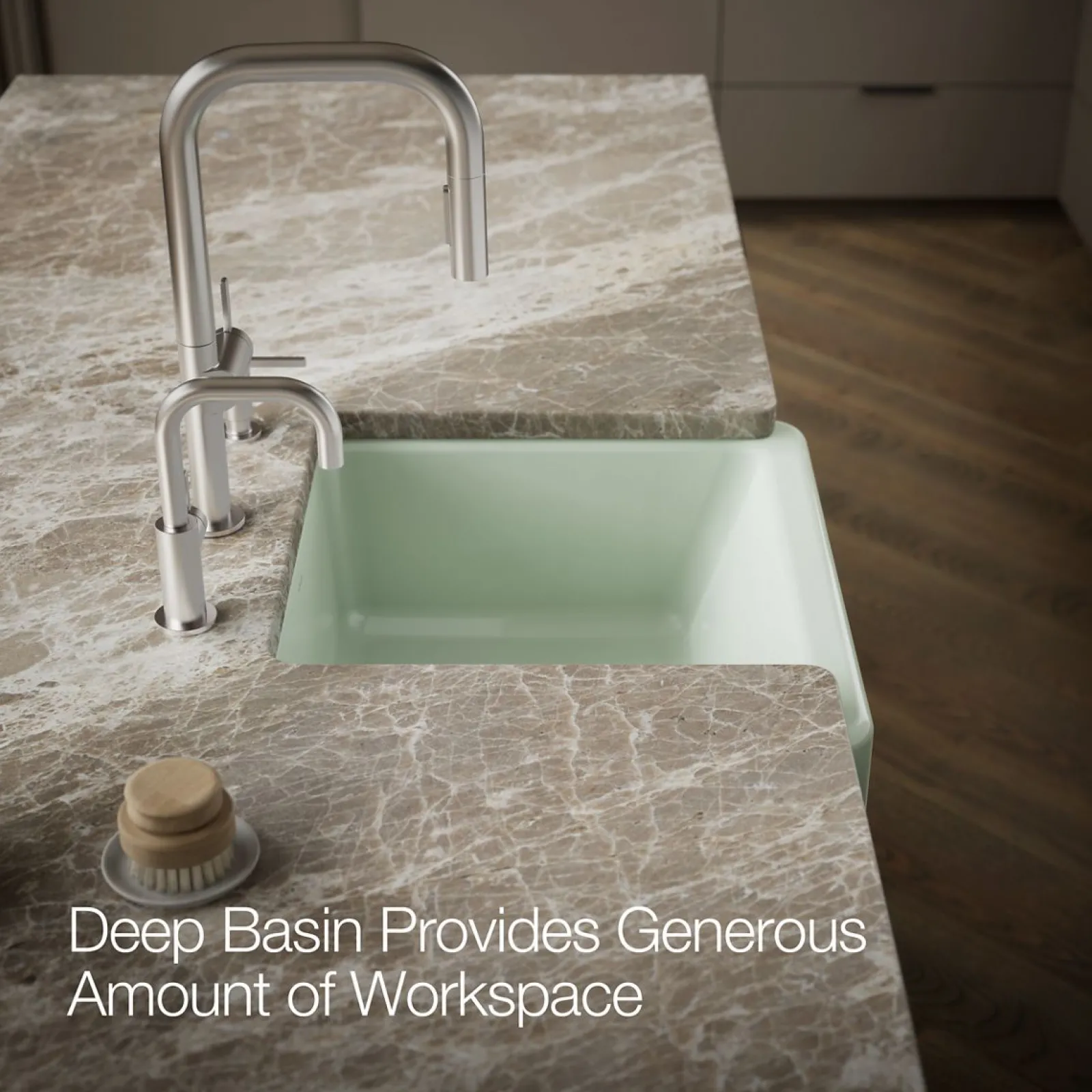 23-1/2" undermount single-bowl farmhouse kitchen sink^Kohler Best