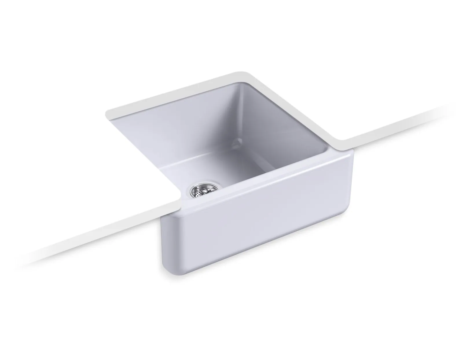 23-1/2" undermount single-bowl farmhouse kitchen sink^Kohler Best