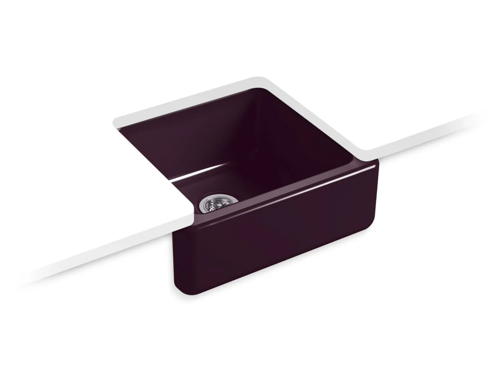 23-1/2" undermount single-bowl farmhouse kitchen sink^Kohler Best